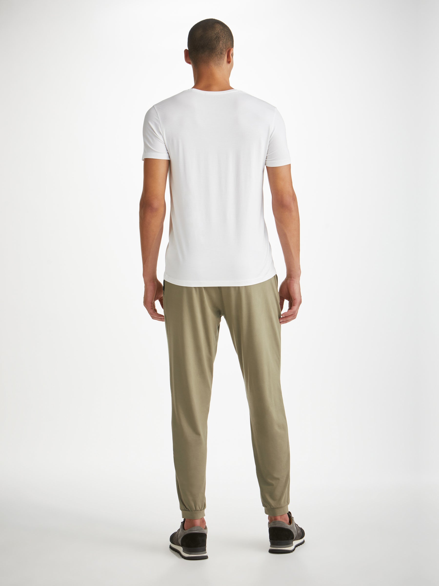 Men's Track Pants Basel Micro Modal Stretch Khaki