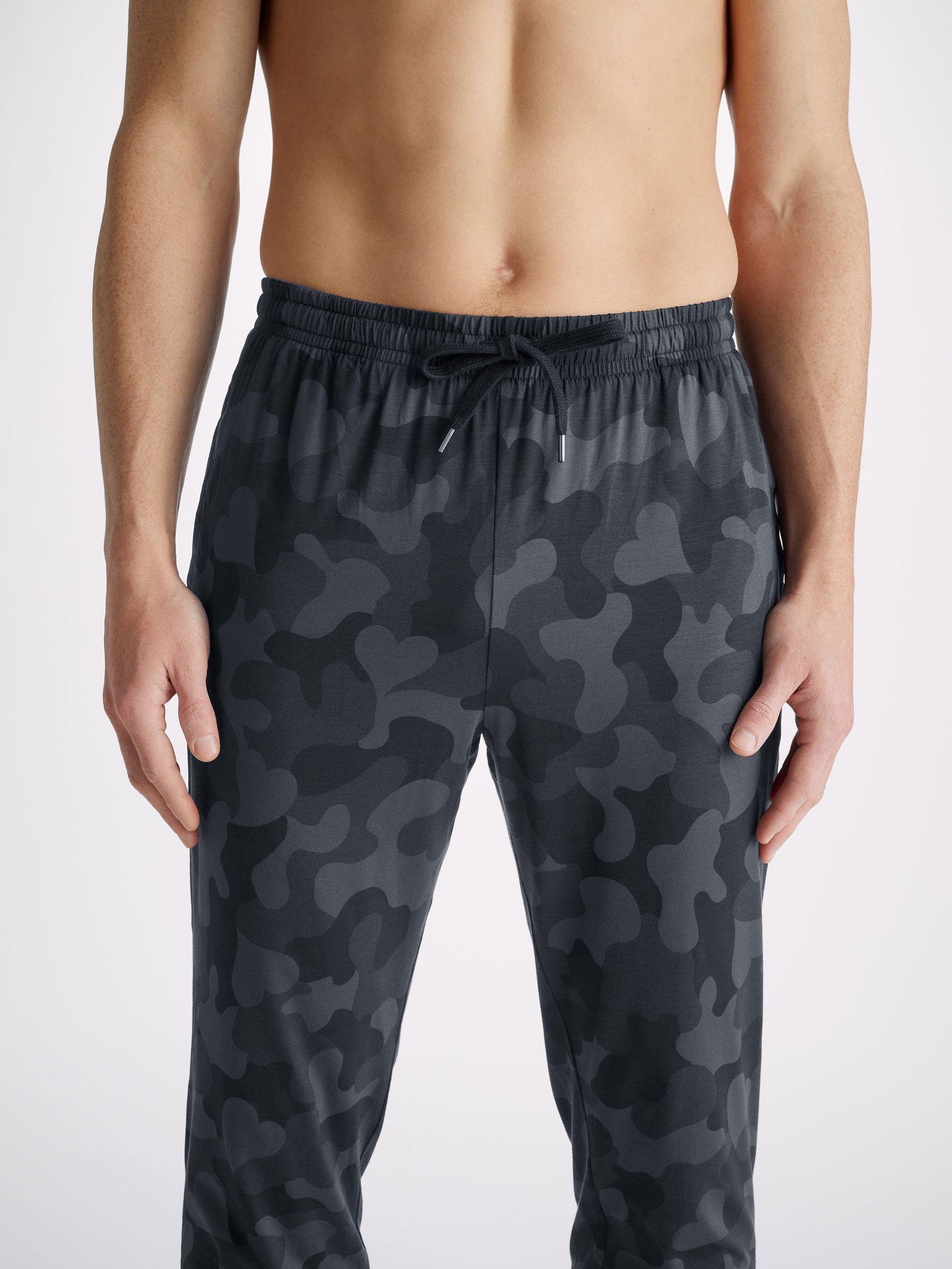 Men's Track Pants London 11 Micro Modal Black