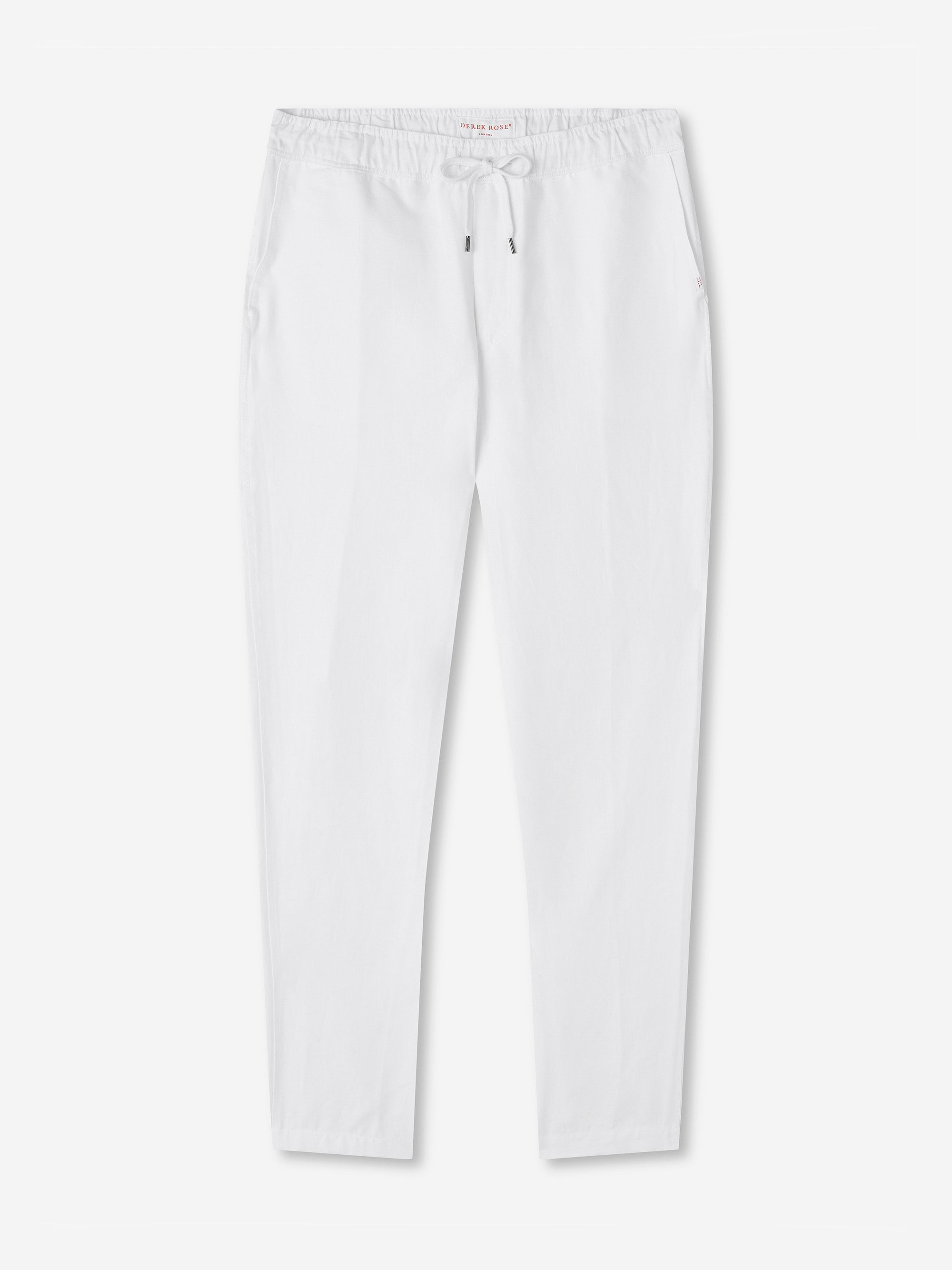 Men's Trousers Sydney Linen White