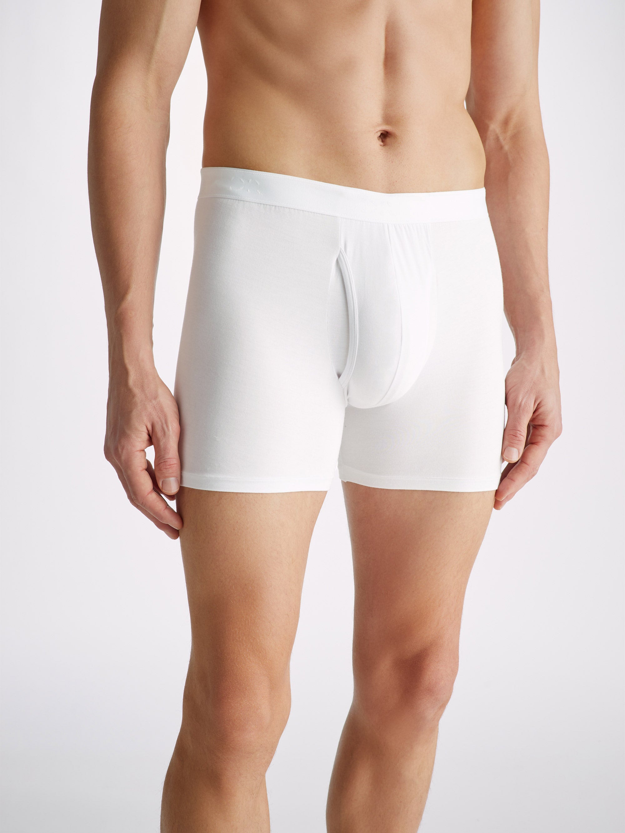 Men's Trunks Alex Micro Modal Stretch White