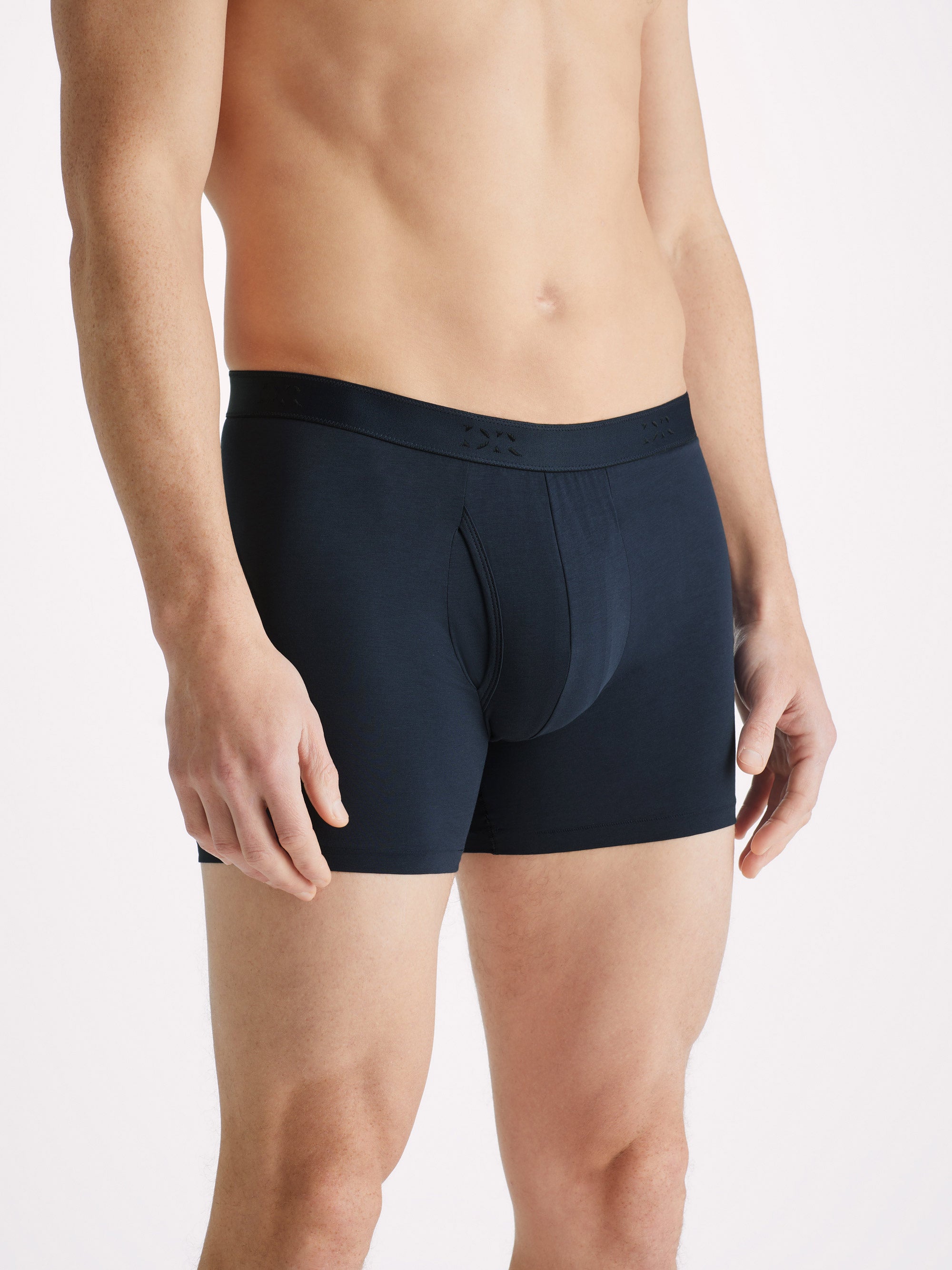 Men's Trunks Jack Pima Cotton Stretch Navy