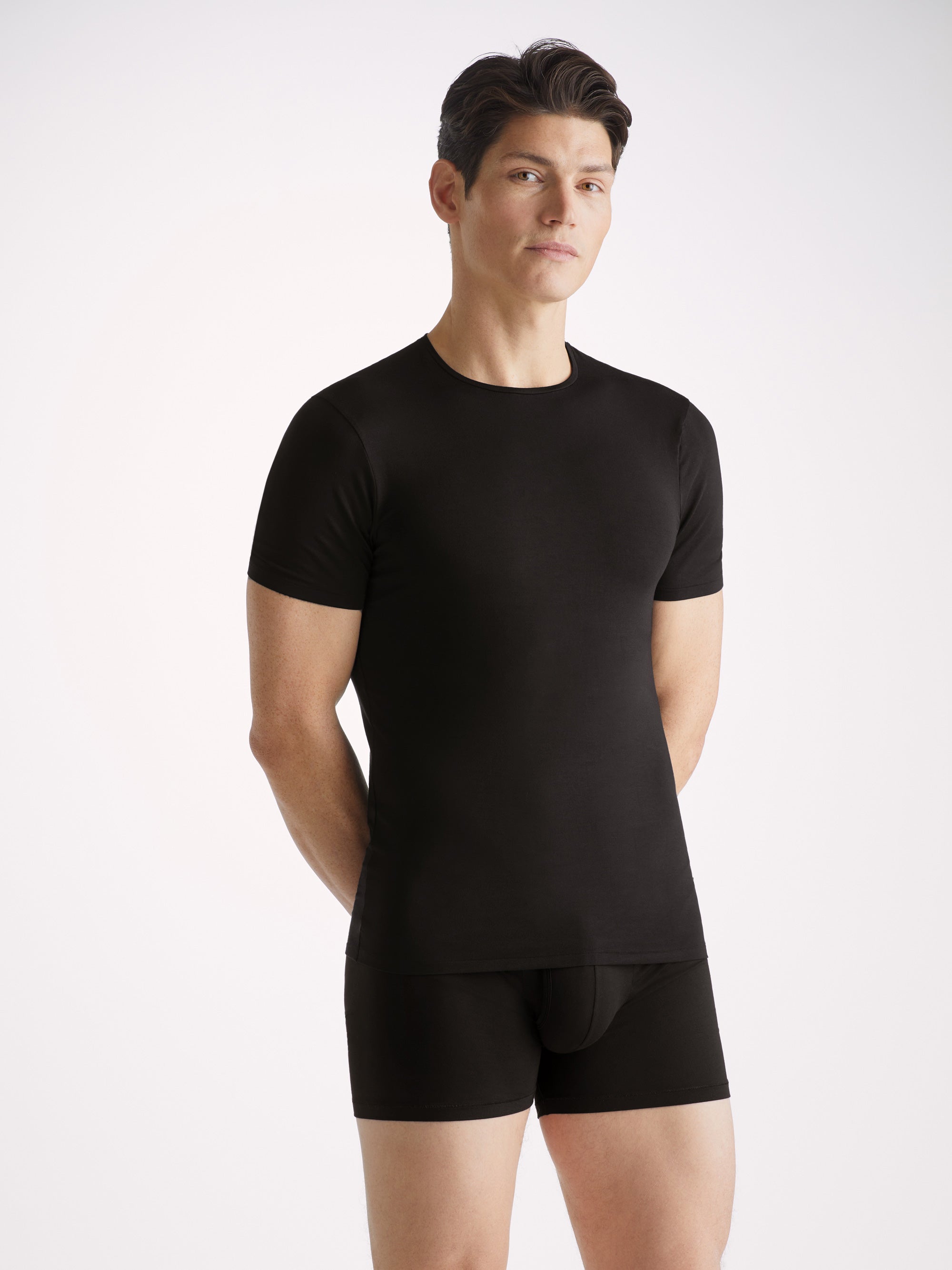 Men's Underwear T-Shirt Alex Micro Modal Black