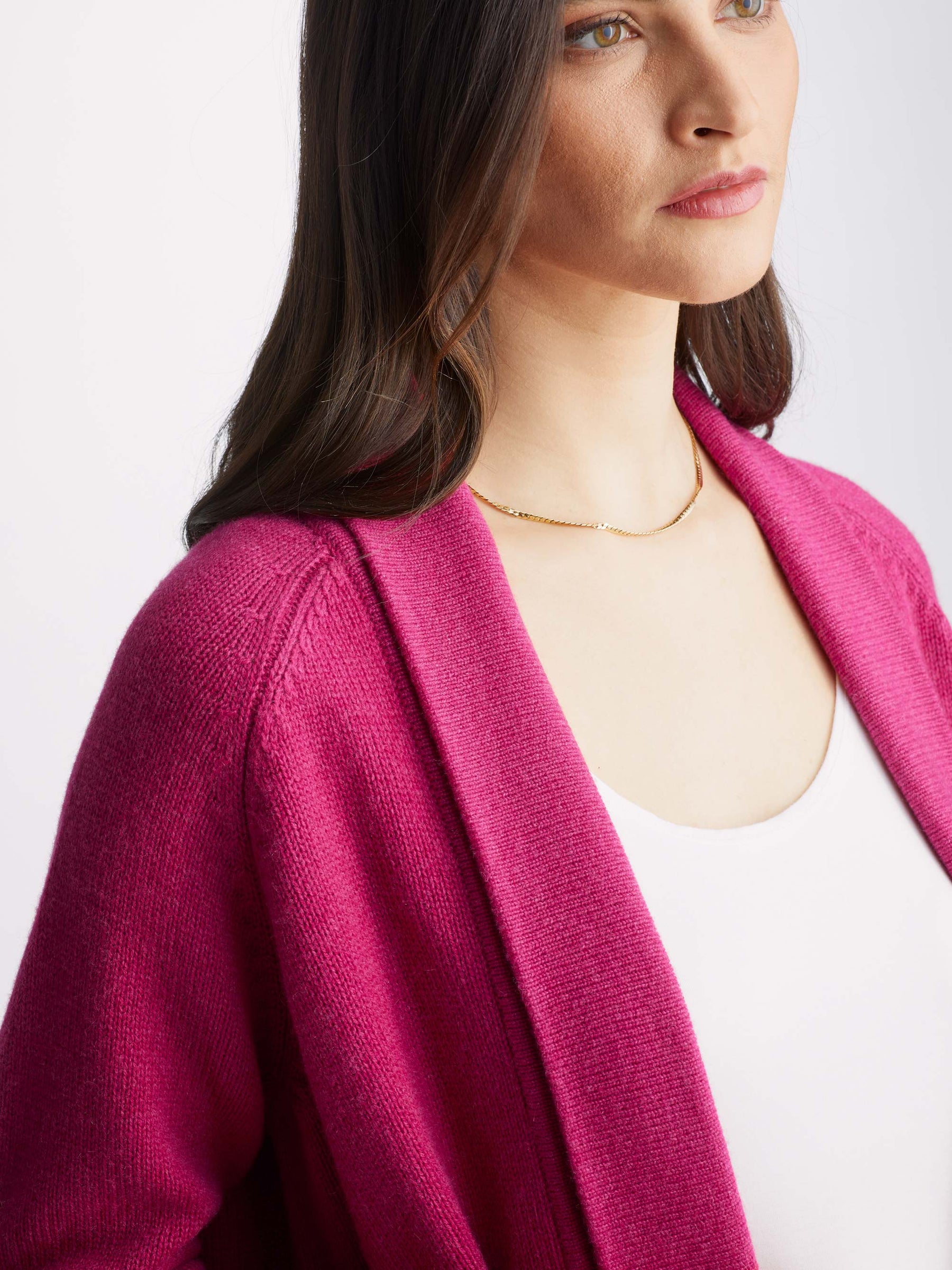 Women's Cardigan Nina Cashmere Berry