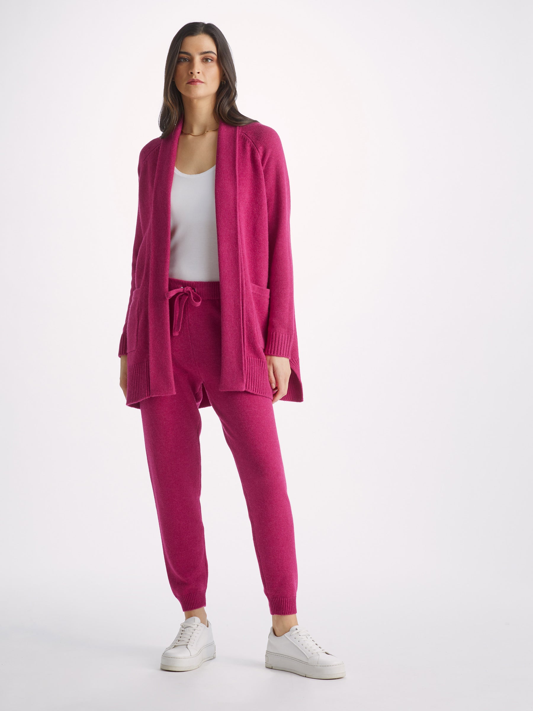 Women's Cardigan Nina Cashmere Berry