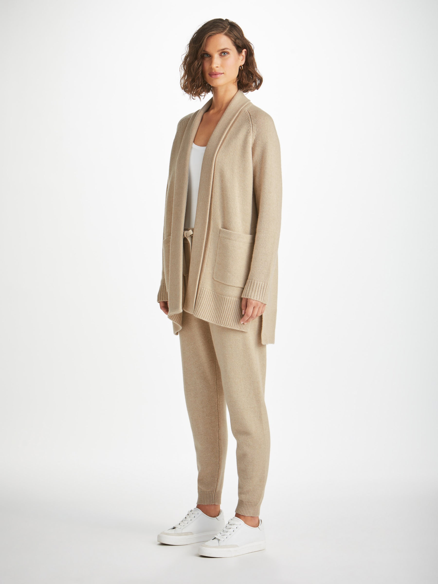 Women's Cardigan Nina Cashmere Fawn