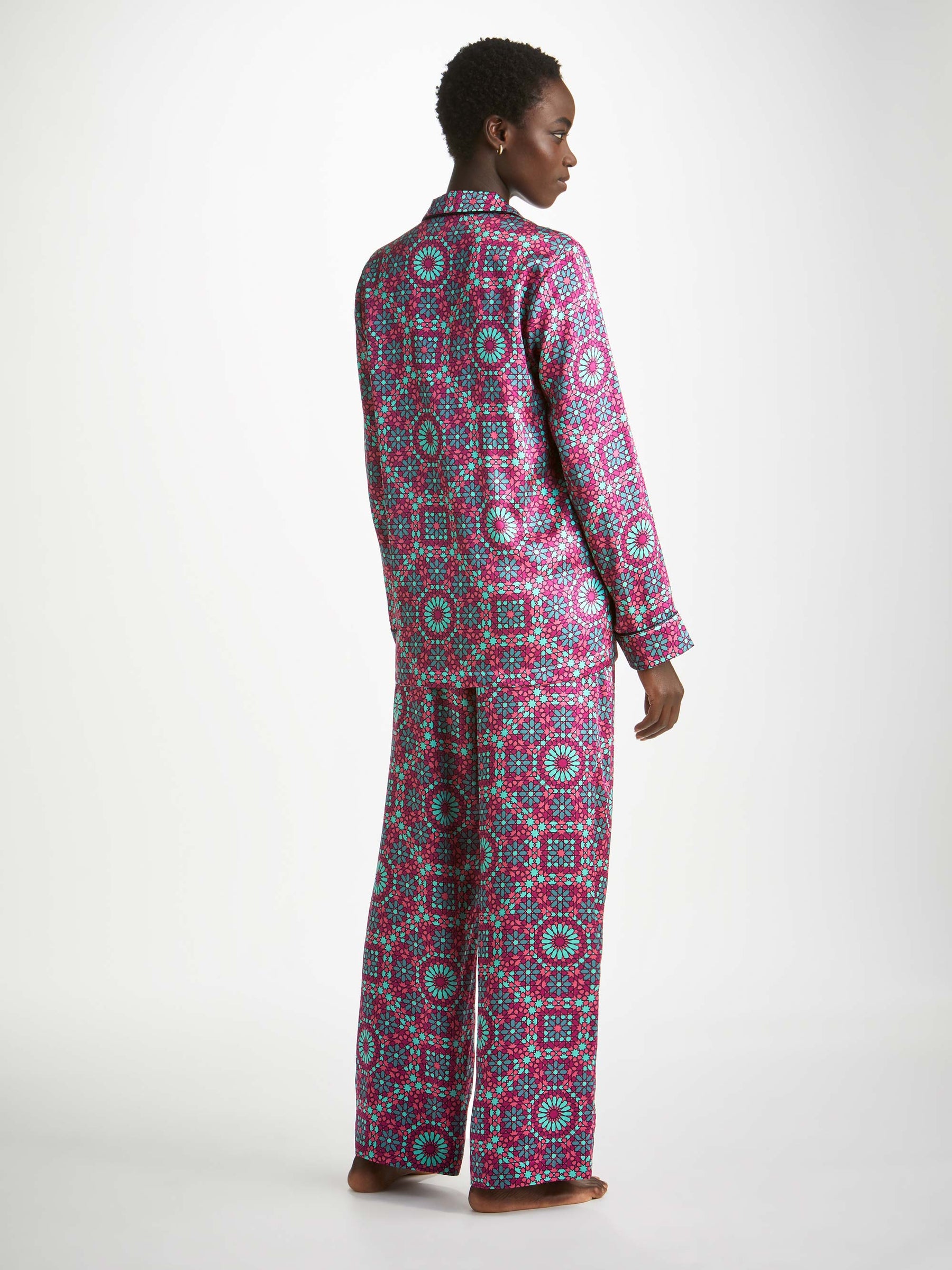 Women's Pyjamas Brindisi 98 Silk Satin Pink