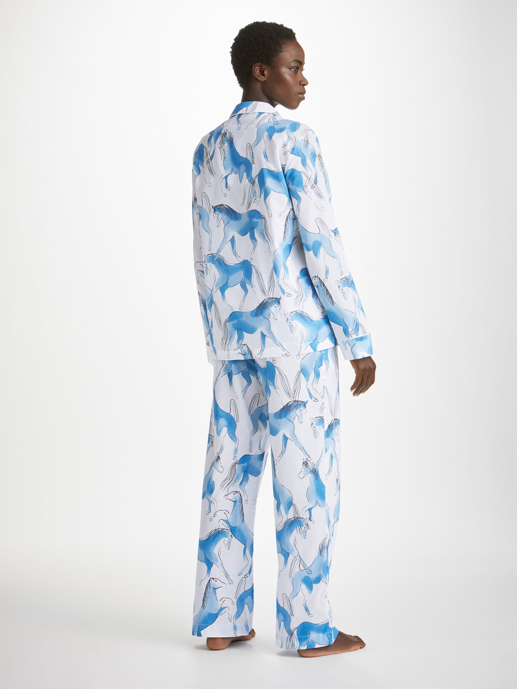 Women's Pyjamas Ledbury 67 Cotton Batiste Blue