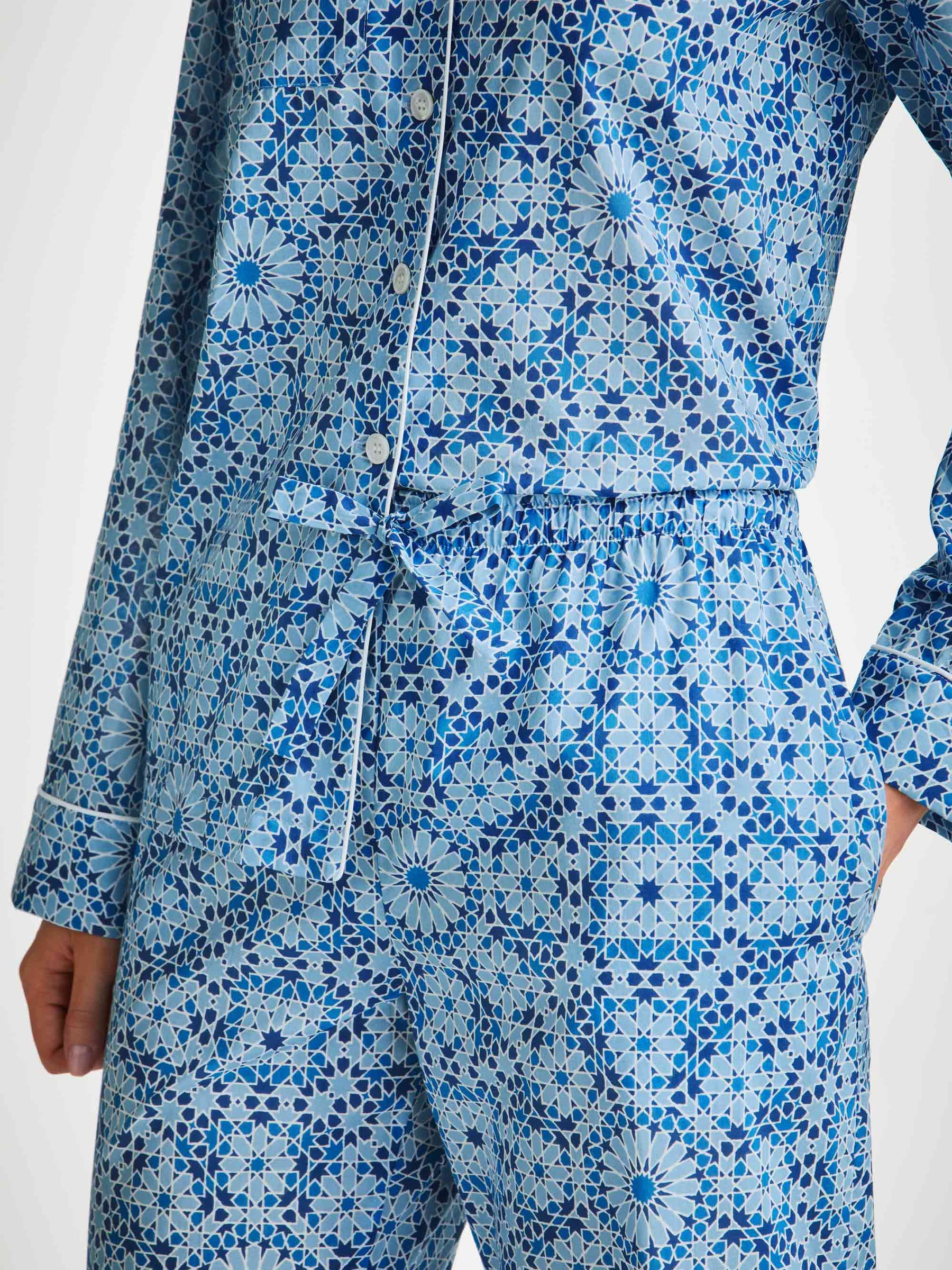 Women's Pyjamas Ledbury 69 Cotton Batiste Blue