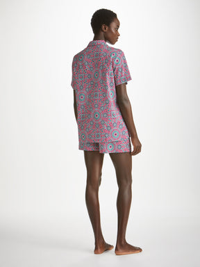 Women's Short Pyjamas Ledbury 69 Cotton Batiste Pink
