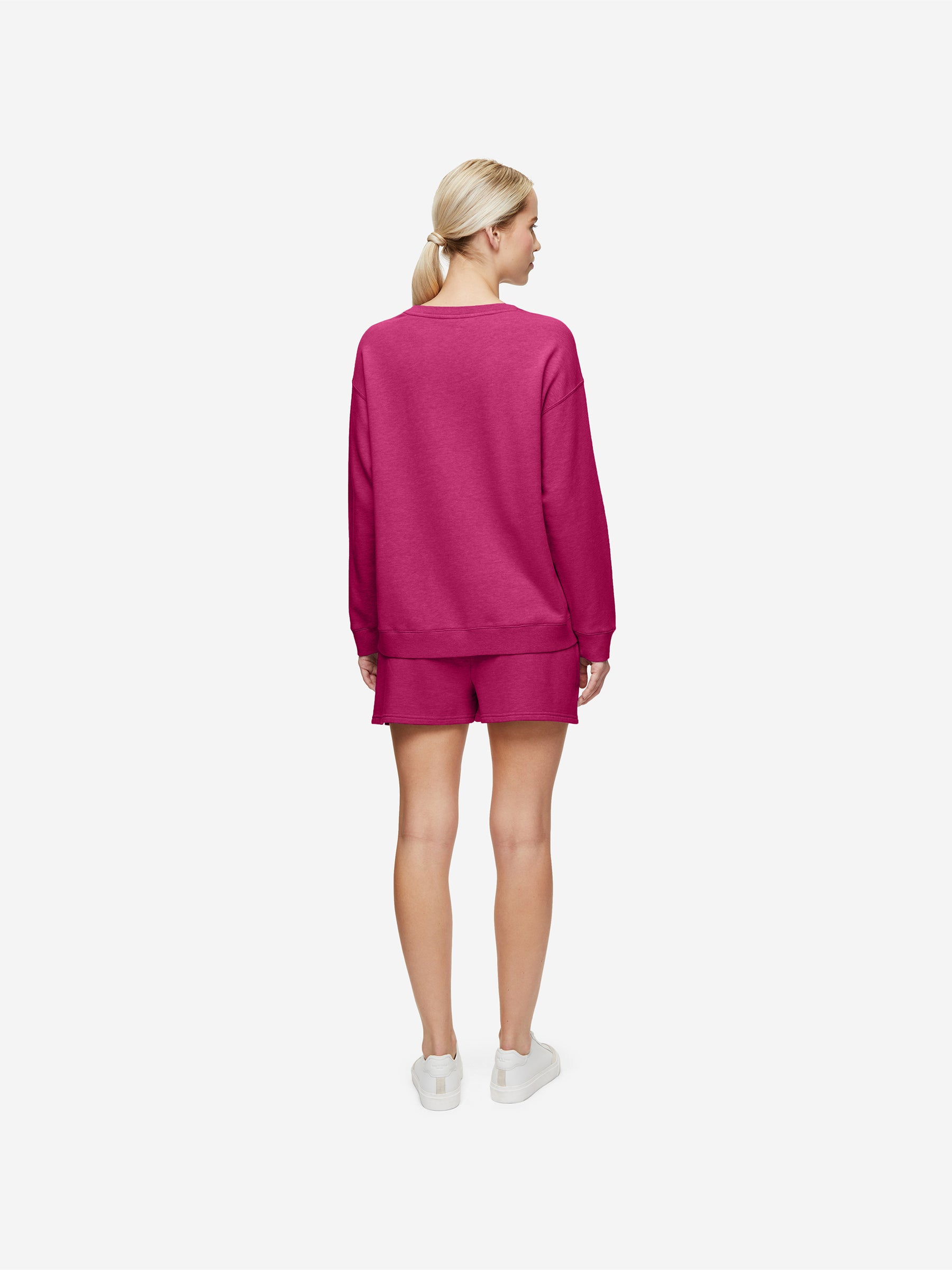 Women's Sweat Shorts Quinn Cotton Modal Berry