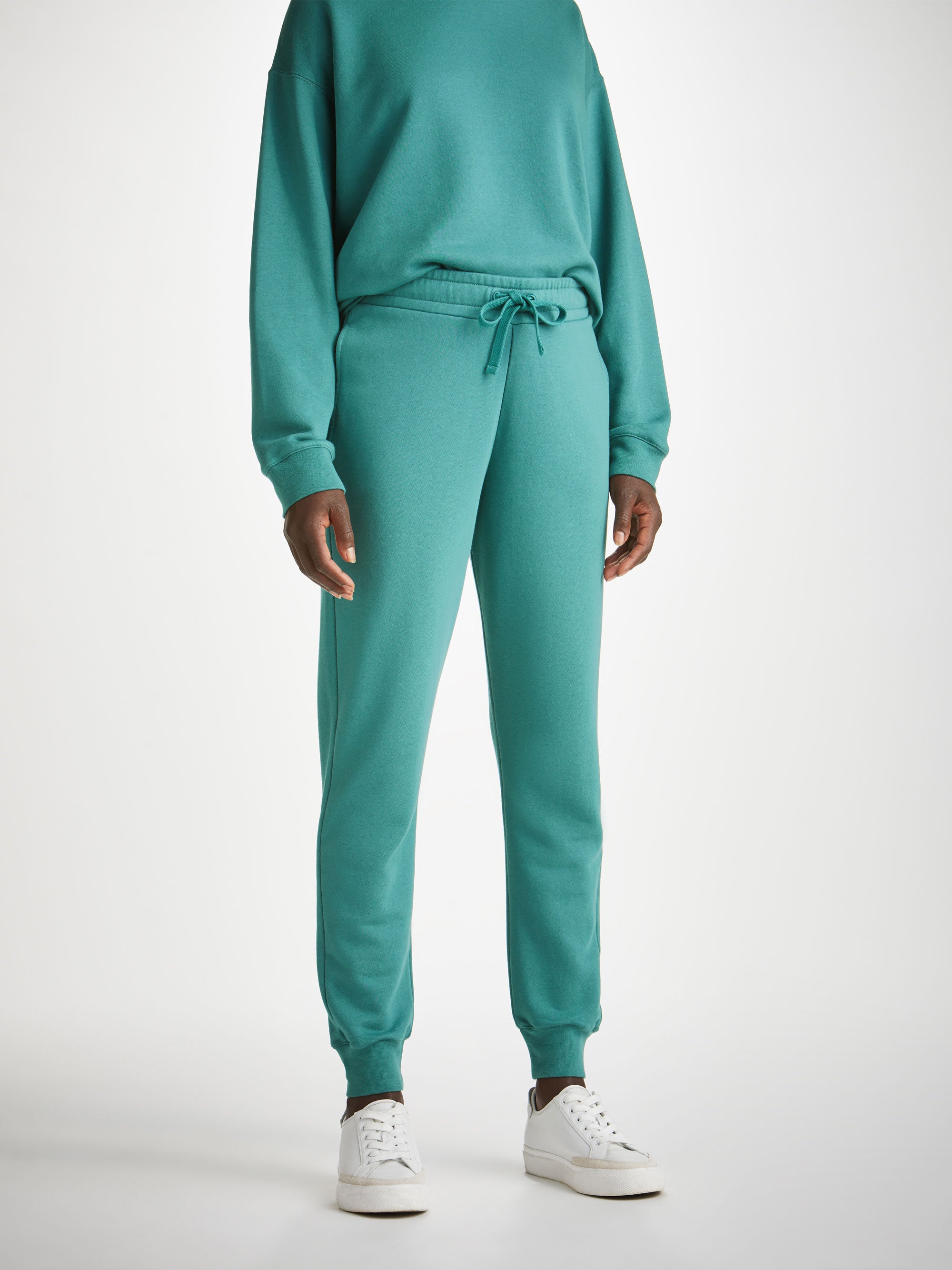 Women's Sweatpants Quinn Cotton Modal Stretch Teal