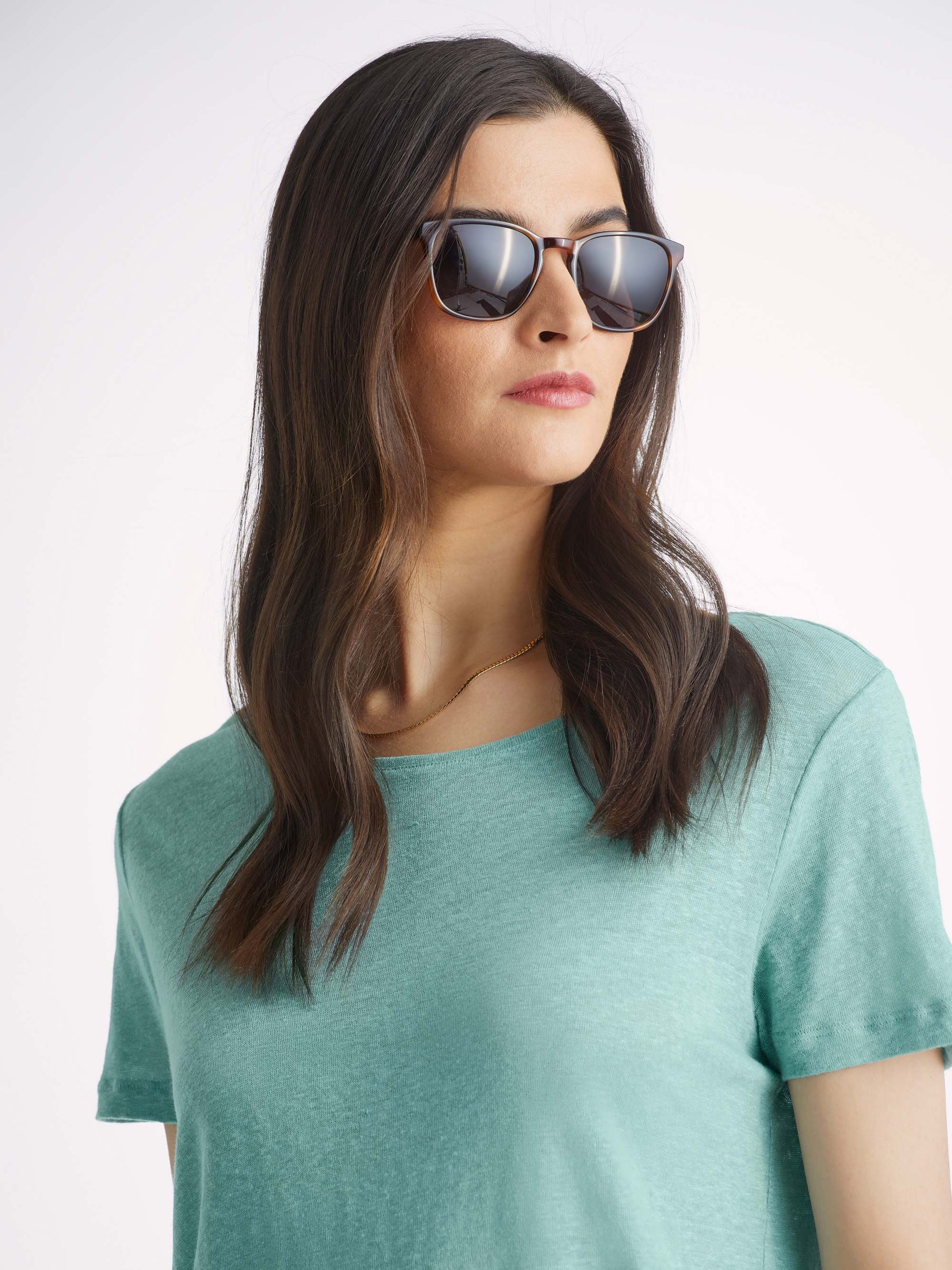 Women's T-Shirt Jordan Linen Soft Aqua