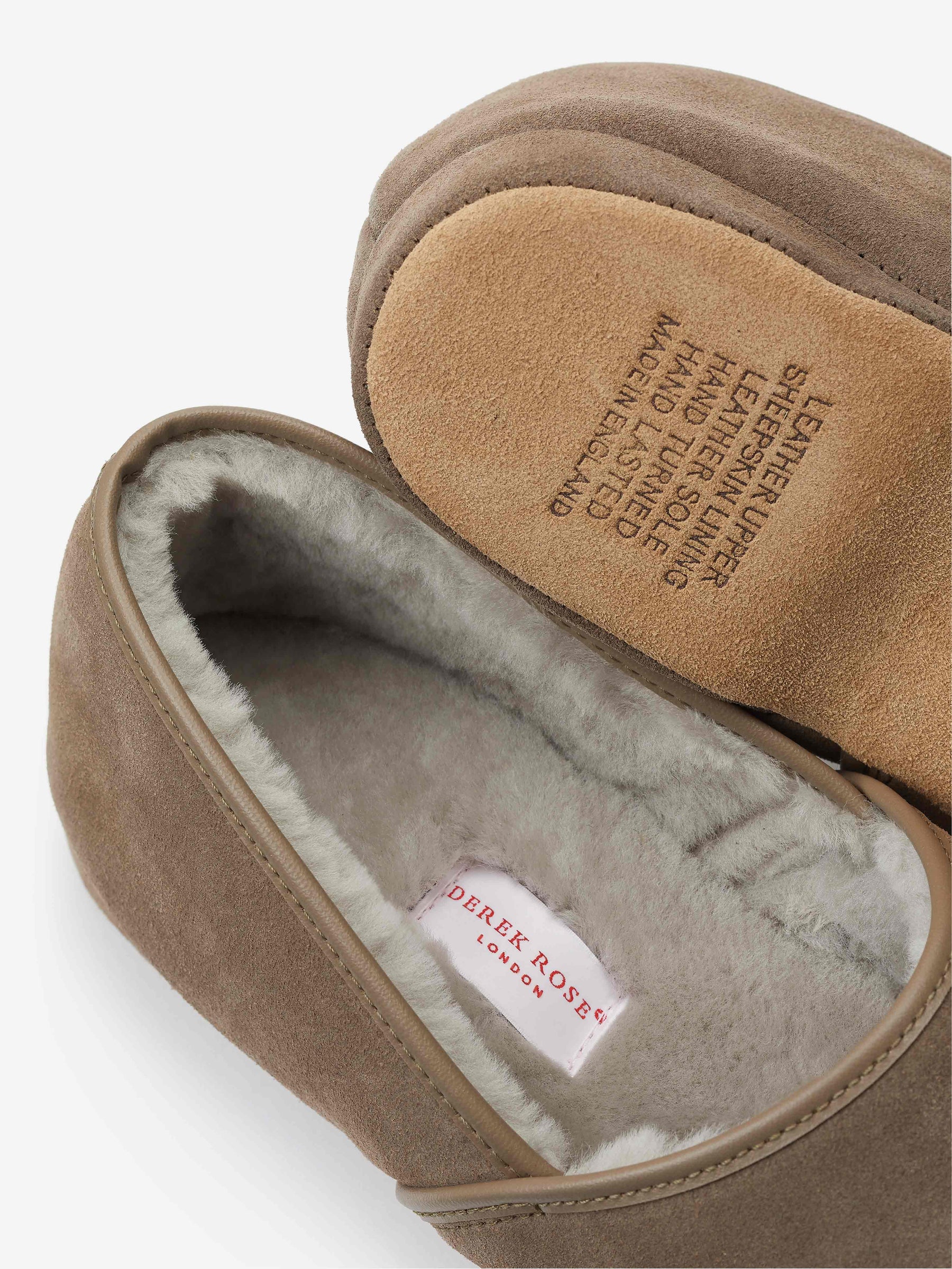 Men's Slippers Crawford Suede Sheepskin Beige