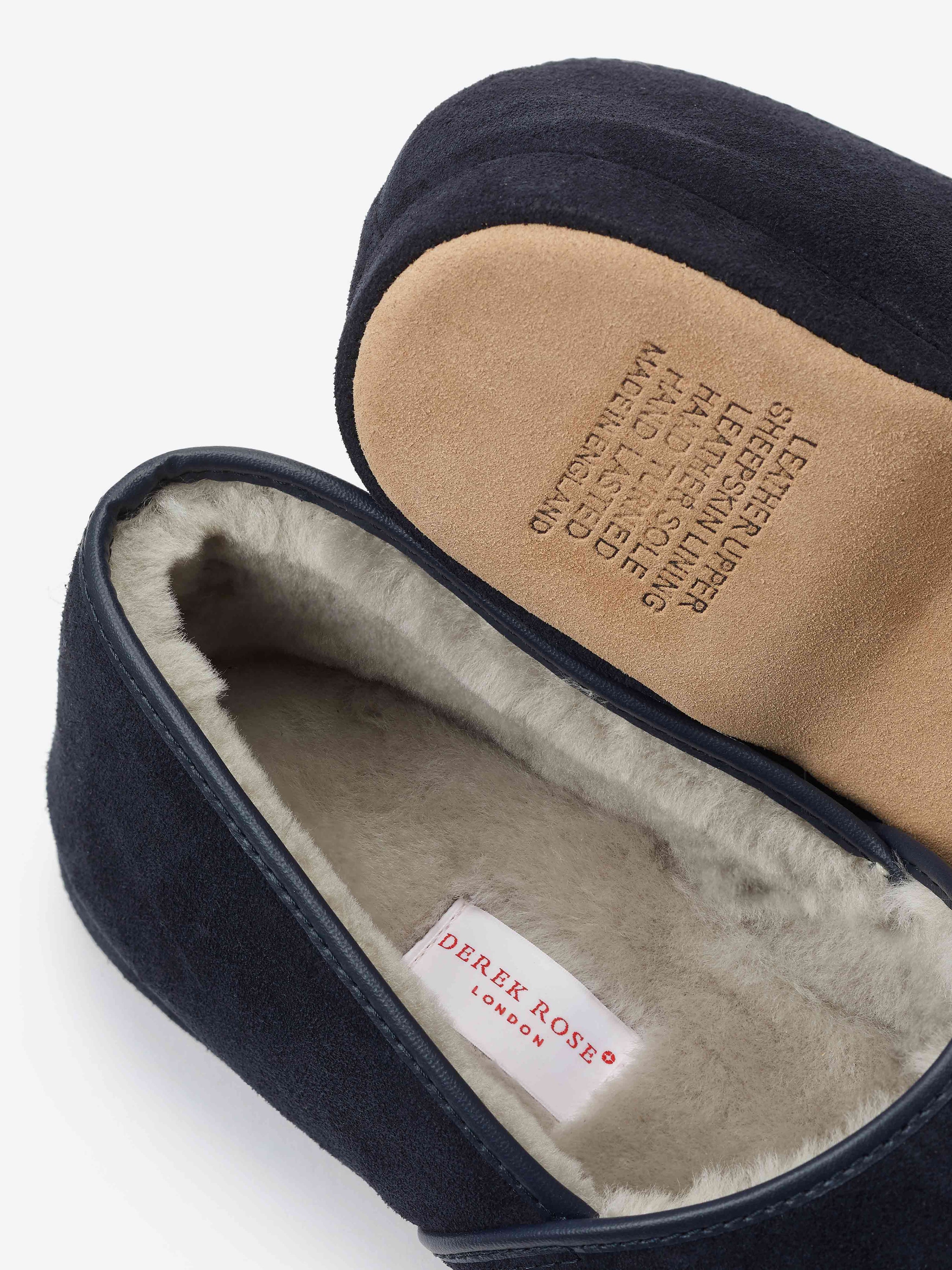 Men's Slippers Crawford Suede Sheepskin Navy