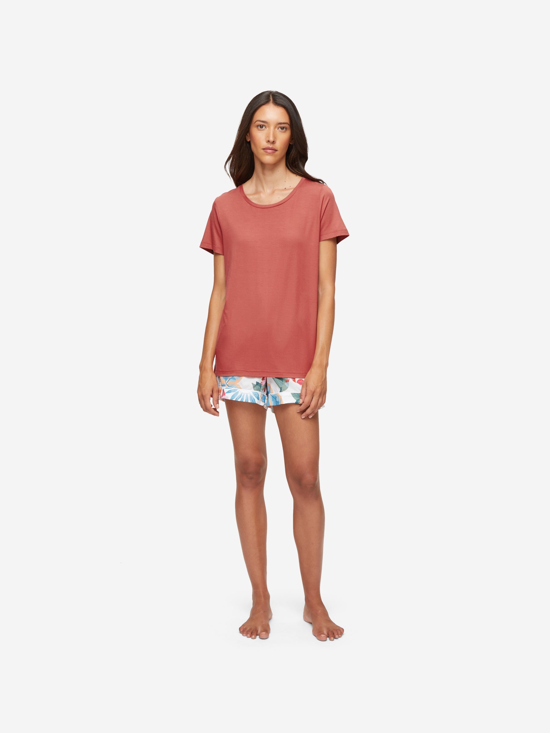 Women's T-Shirt Lara Micro Modal Stretch Soft Cedar