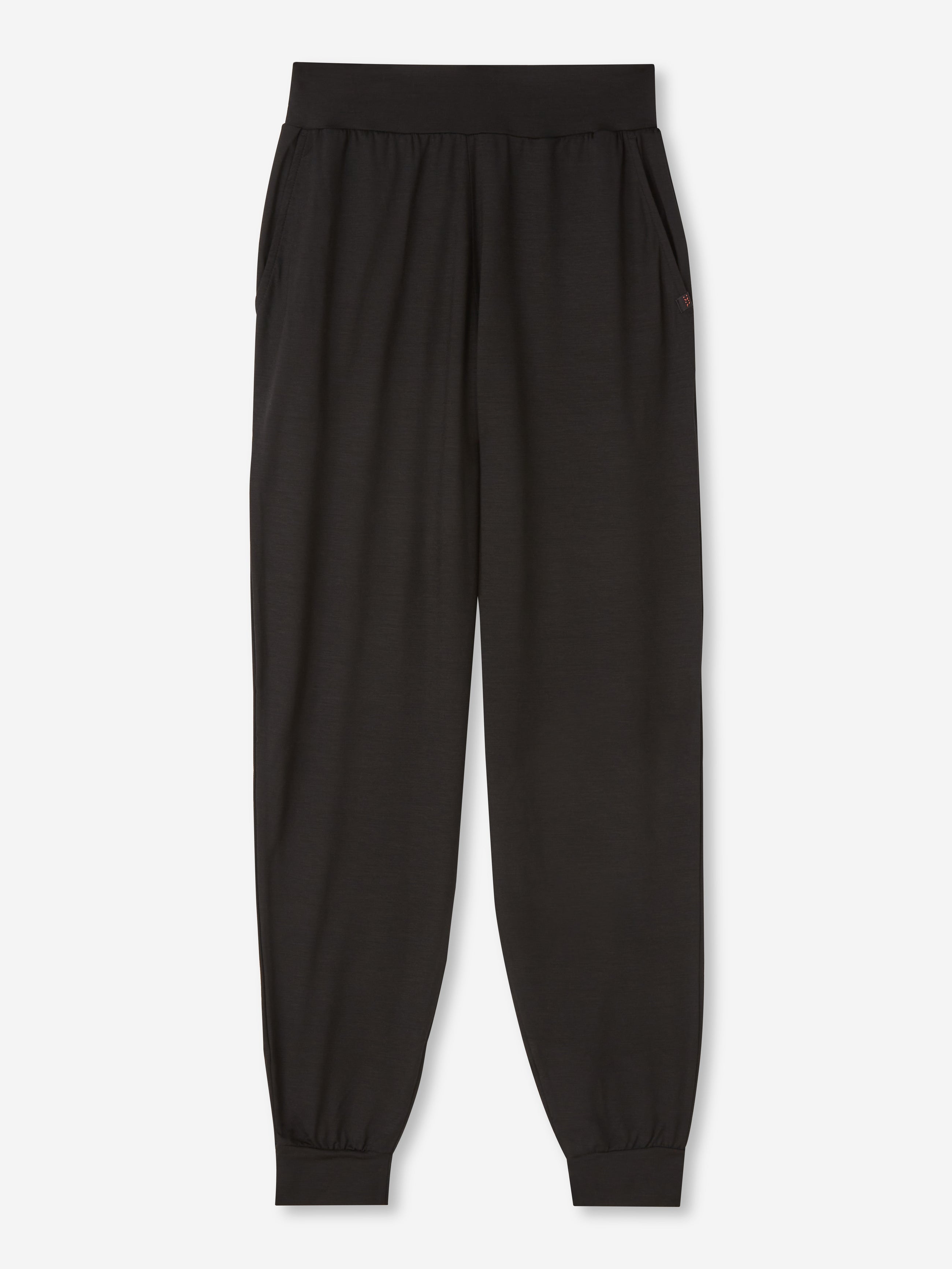 Women's Track Pants Basel Micro Modal Stretch Black