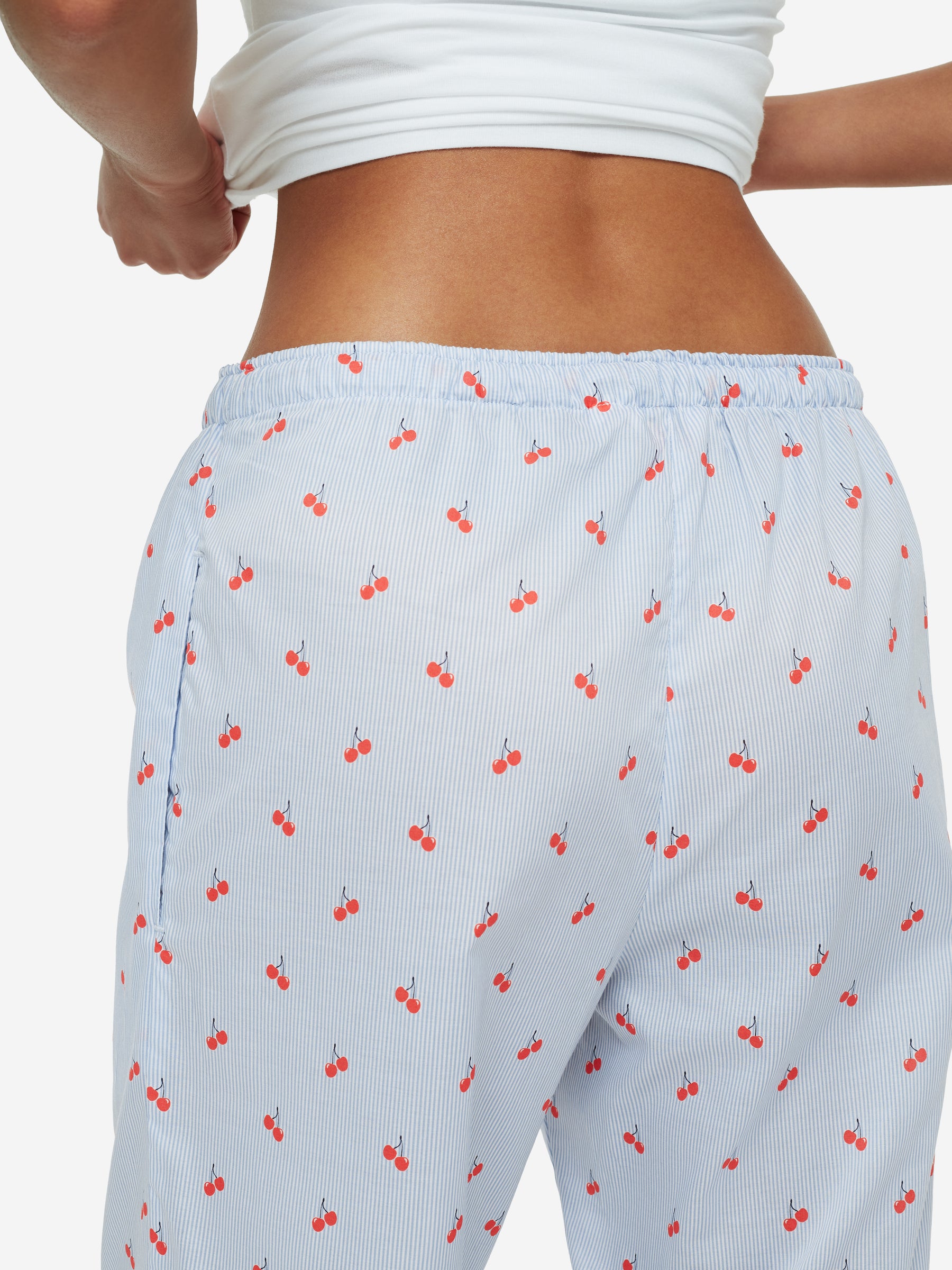 Women's Lounge Trousers Nelson 84 Cotton Batiste Blue