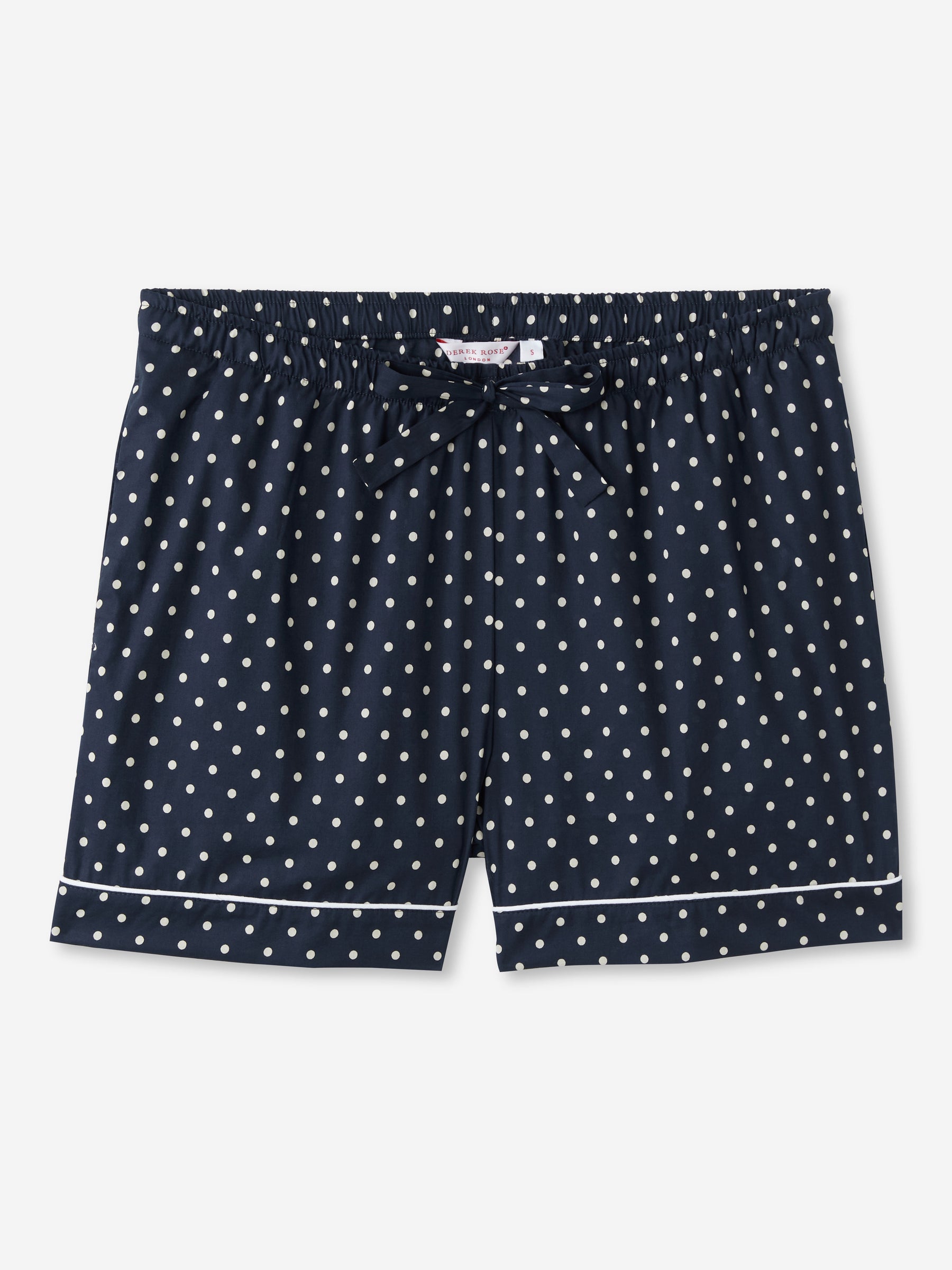 Women's Lounge Shorts Plaza 60 Cotton Batiste Navy