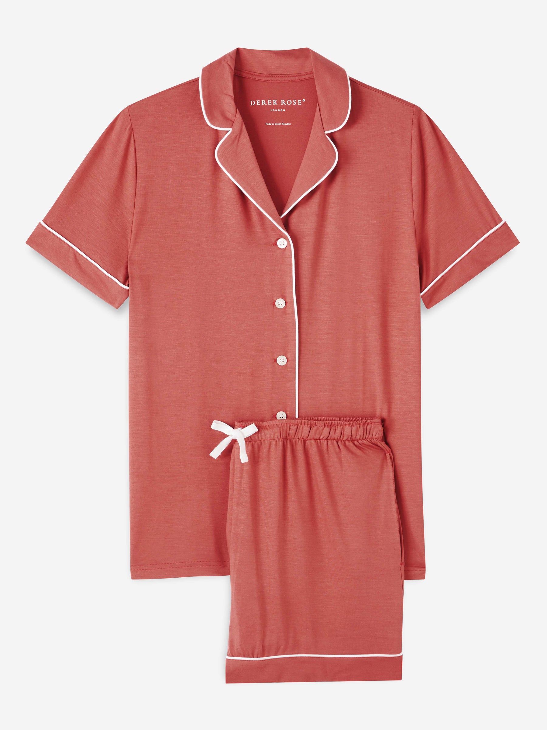 Women's Short Pyjamas Lara Micro Modal Stretch Soft Cedar