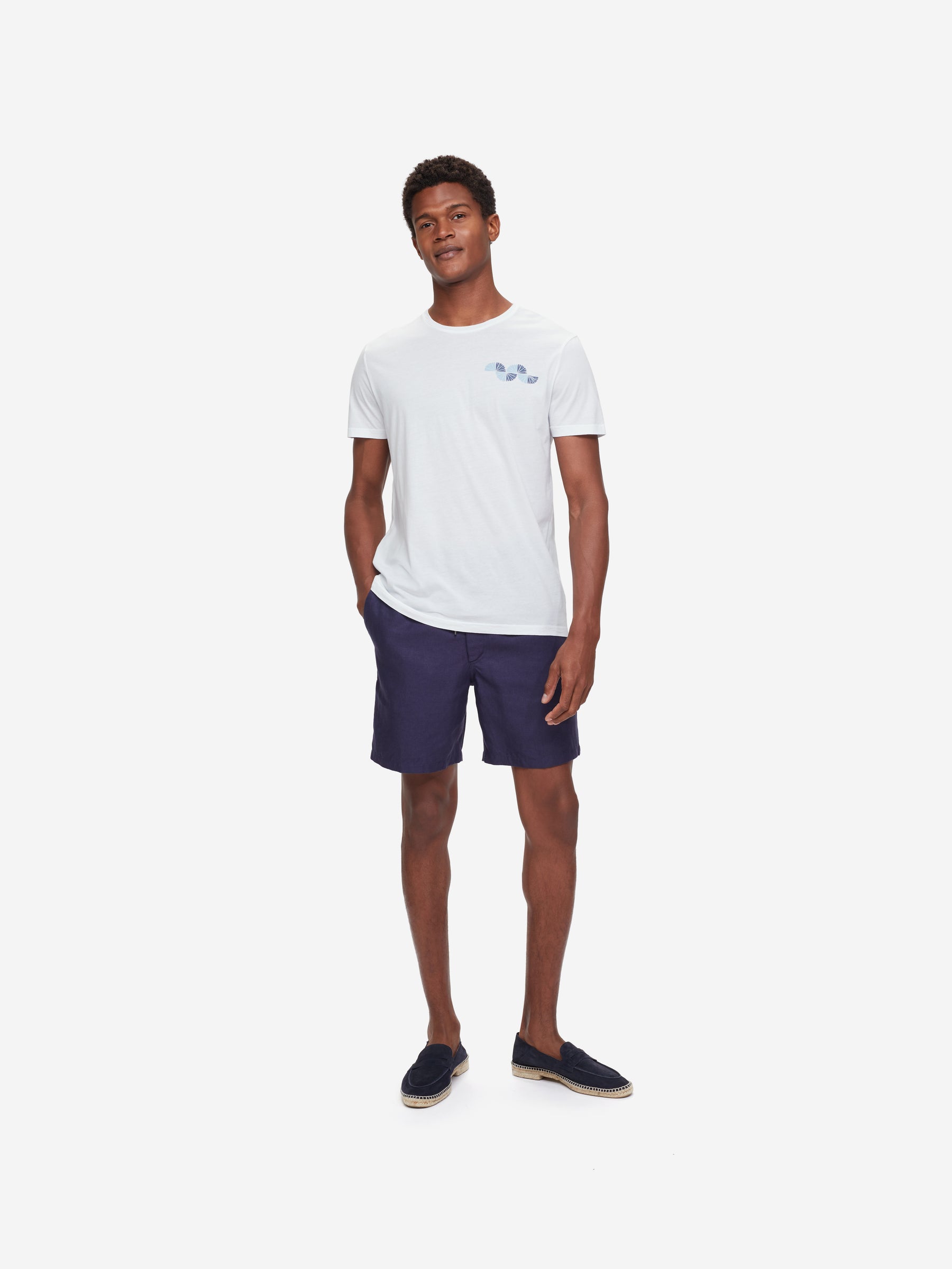 Men's T-Shirt Ripley 9 Pima Cotton Blue