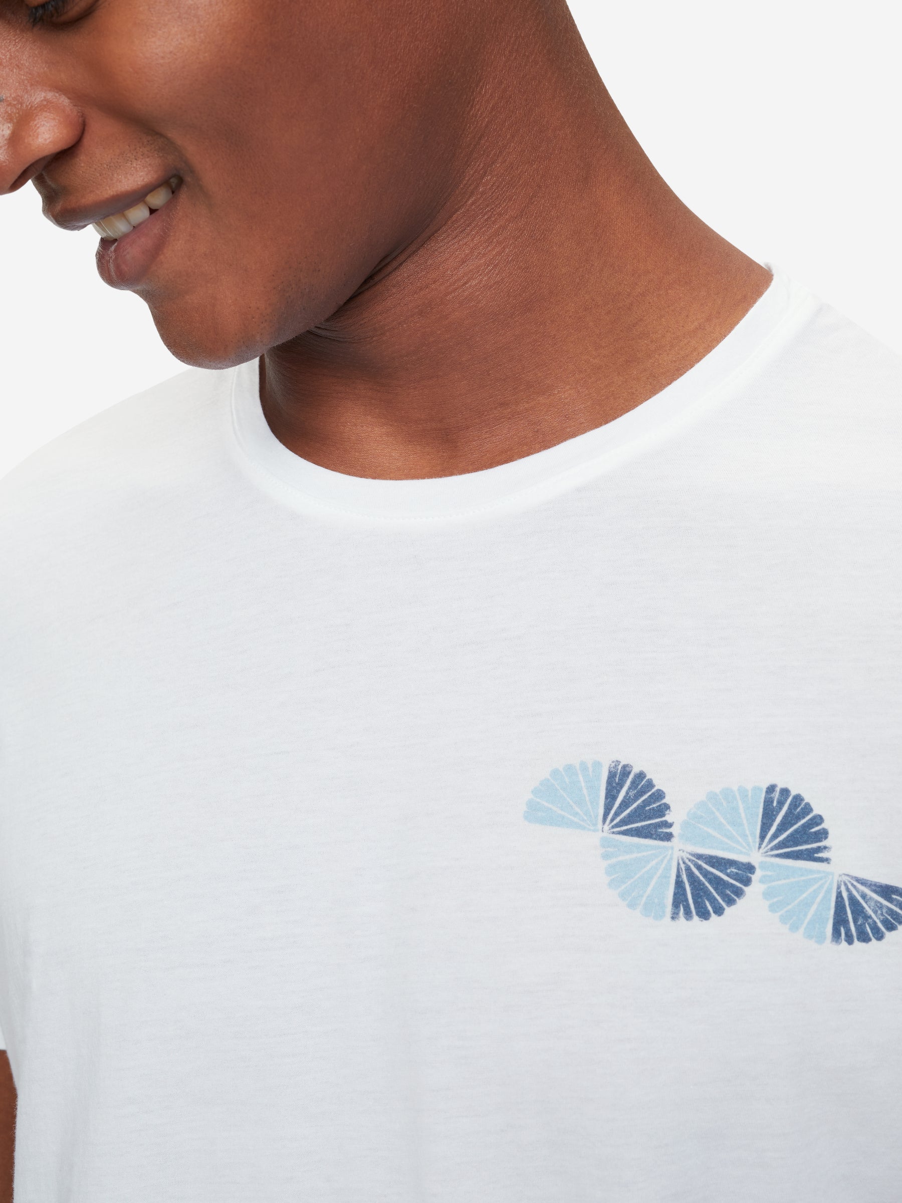 Men's T-Shirt Ripley 9 Pima Cotton Blue