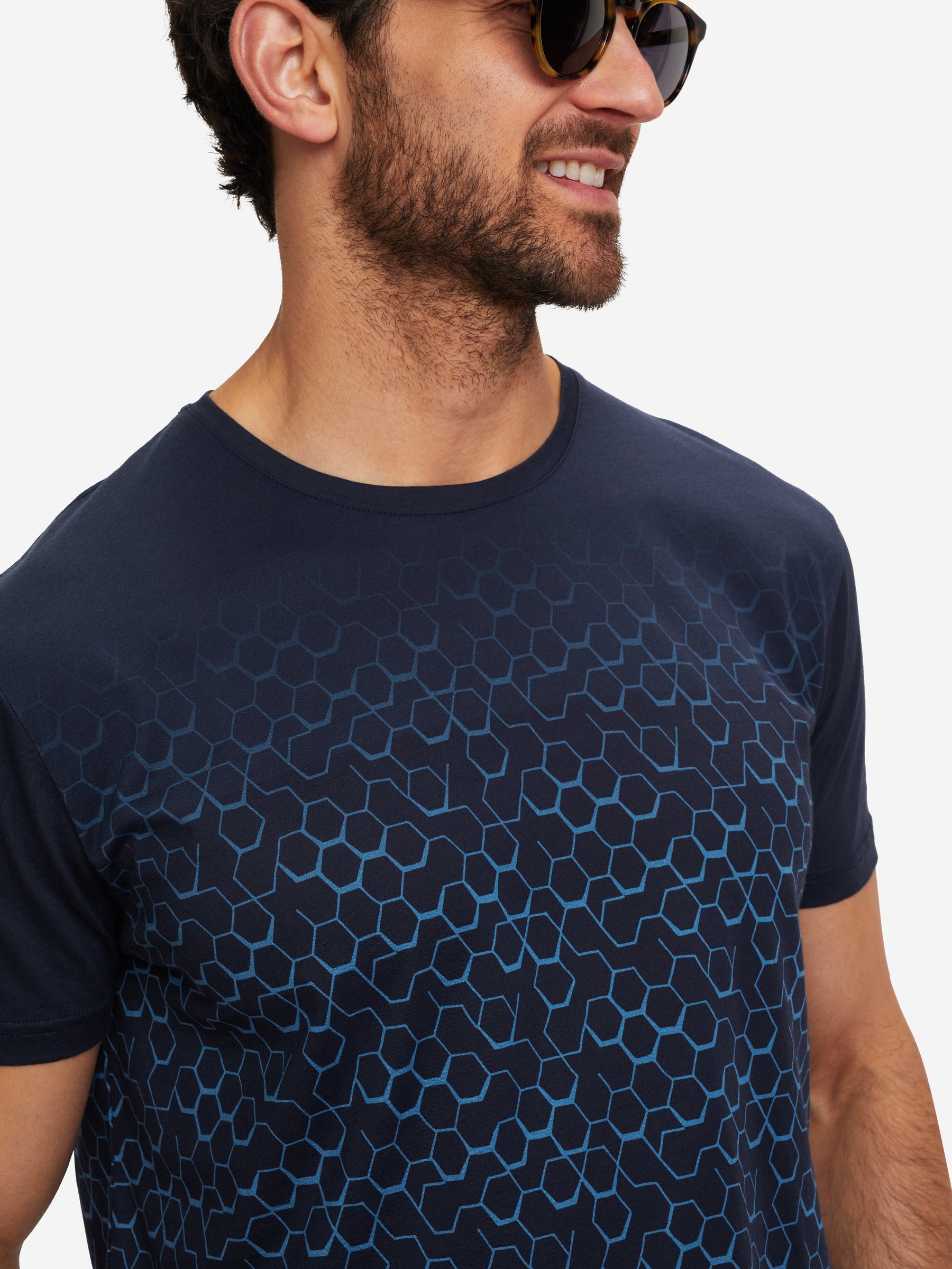 Men's T-Shirt Robin 9 Pima Cotton Navy