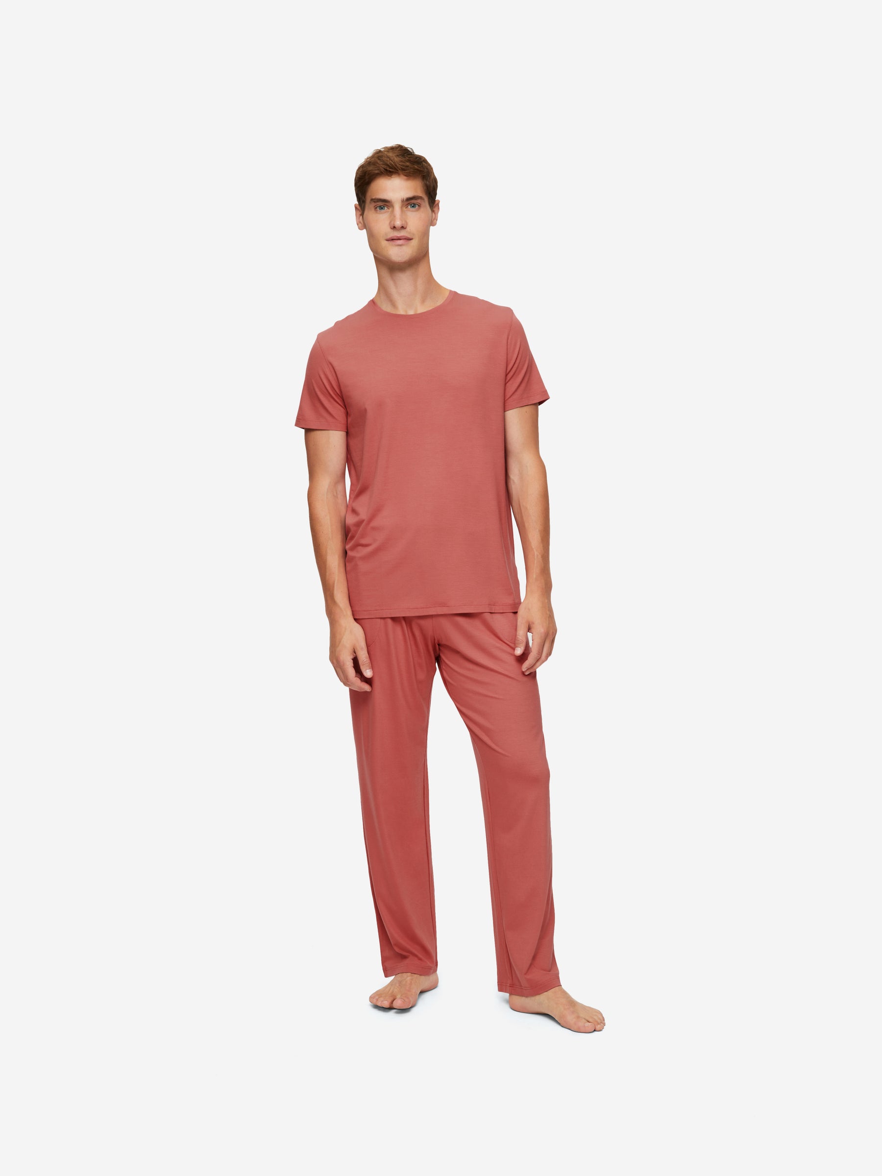 Men's Lounge Trousers Basel Micro Modal Stretch Soft Cedar