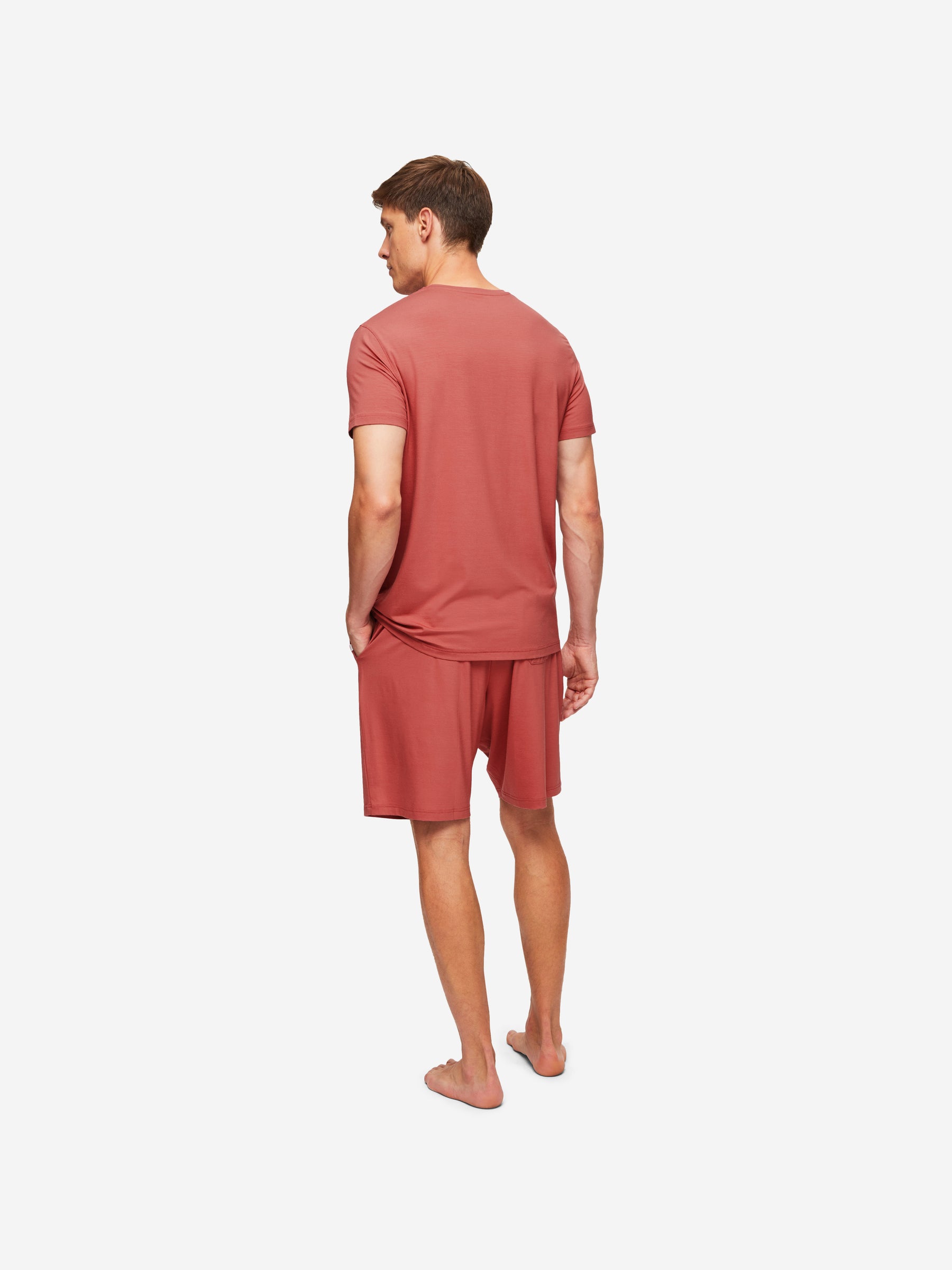 Men's Lounge Shorts Basel Micro Modal Stretch Soft Cedar