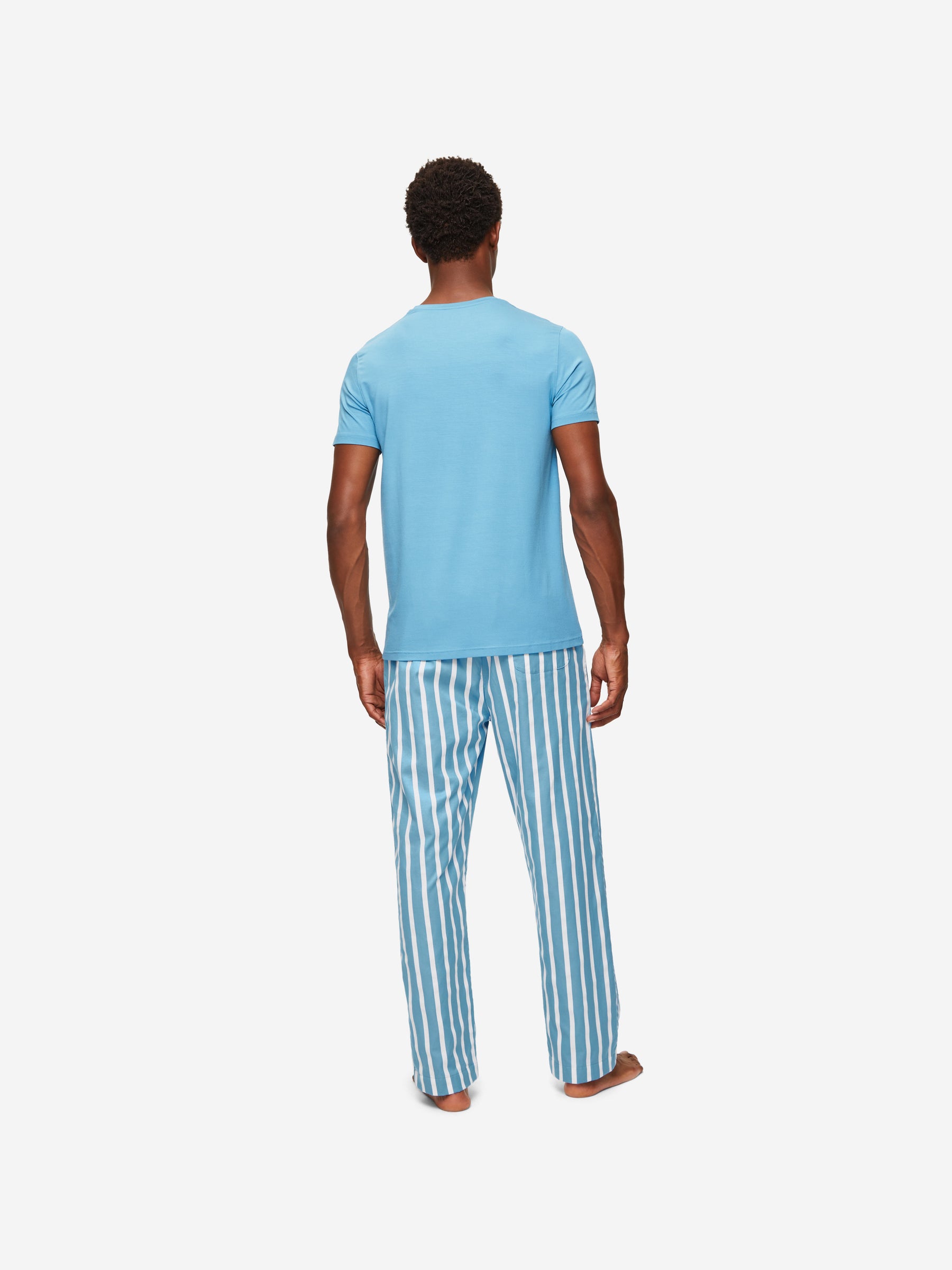 Men's Lounge Trousers Royal 219 Cotton Blue