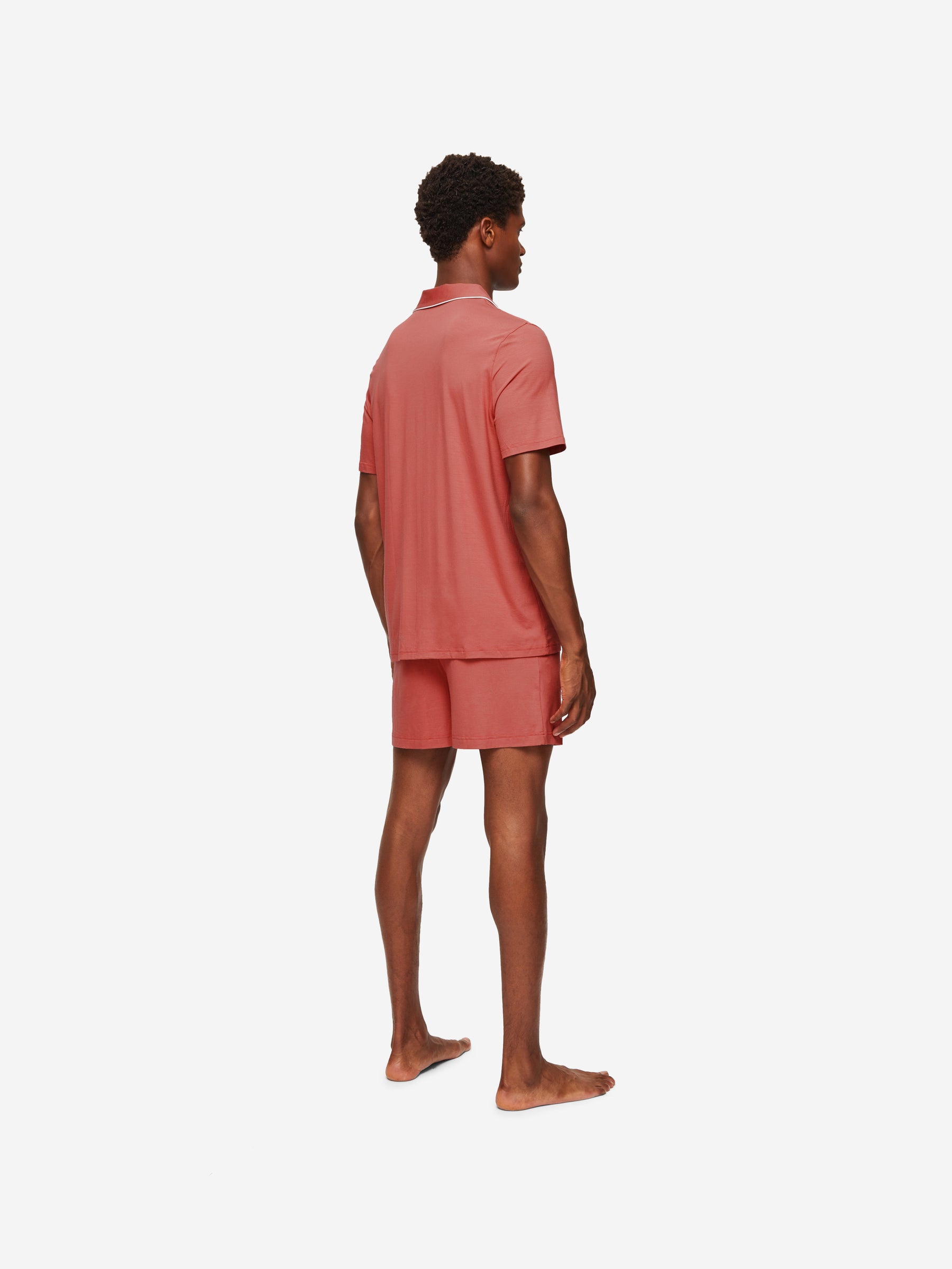 Men's Short Pyjamas Basel Micro Modal Stretch Soft Cedar