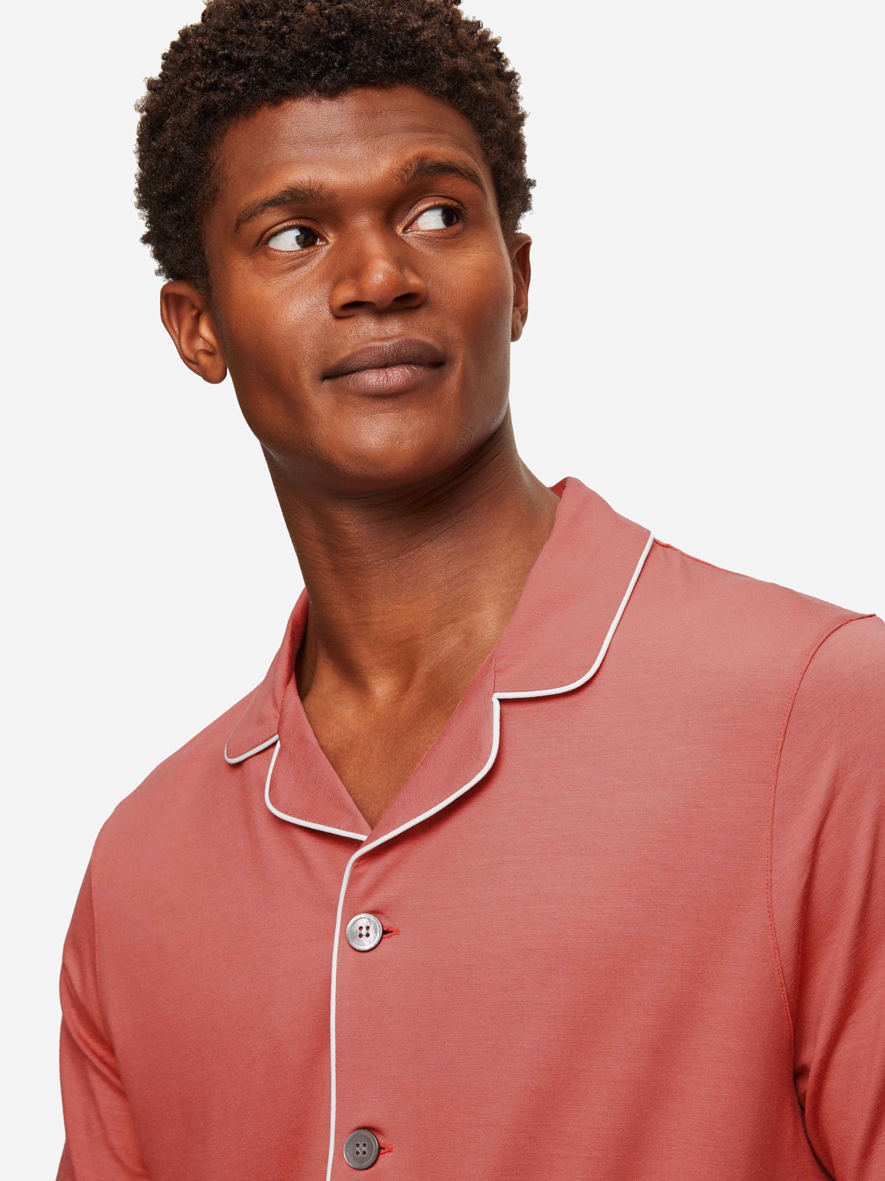 Men's Short Pyjamas Basel Micro Modal Stretch Soft Cedar