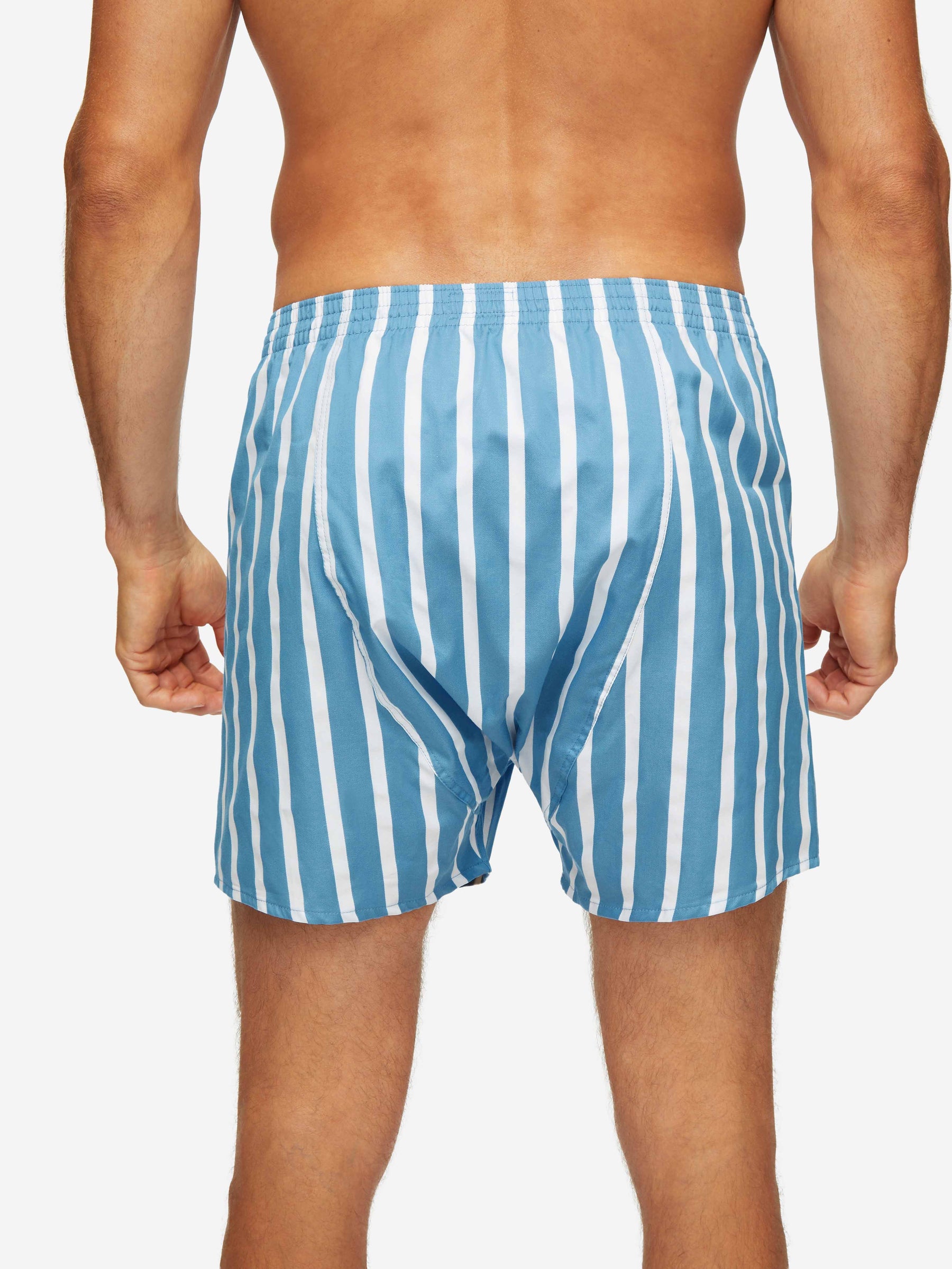 Men's Classic Fit Boxers Royal 219 Cotton Blue