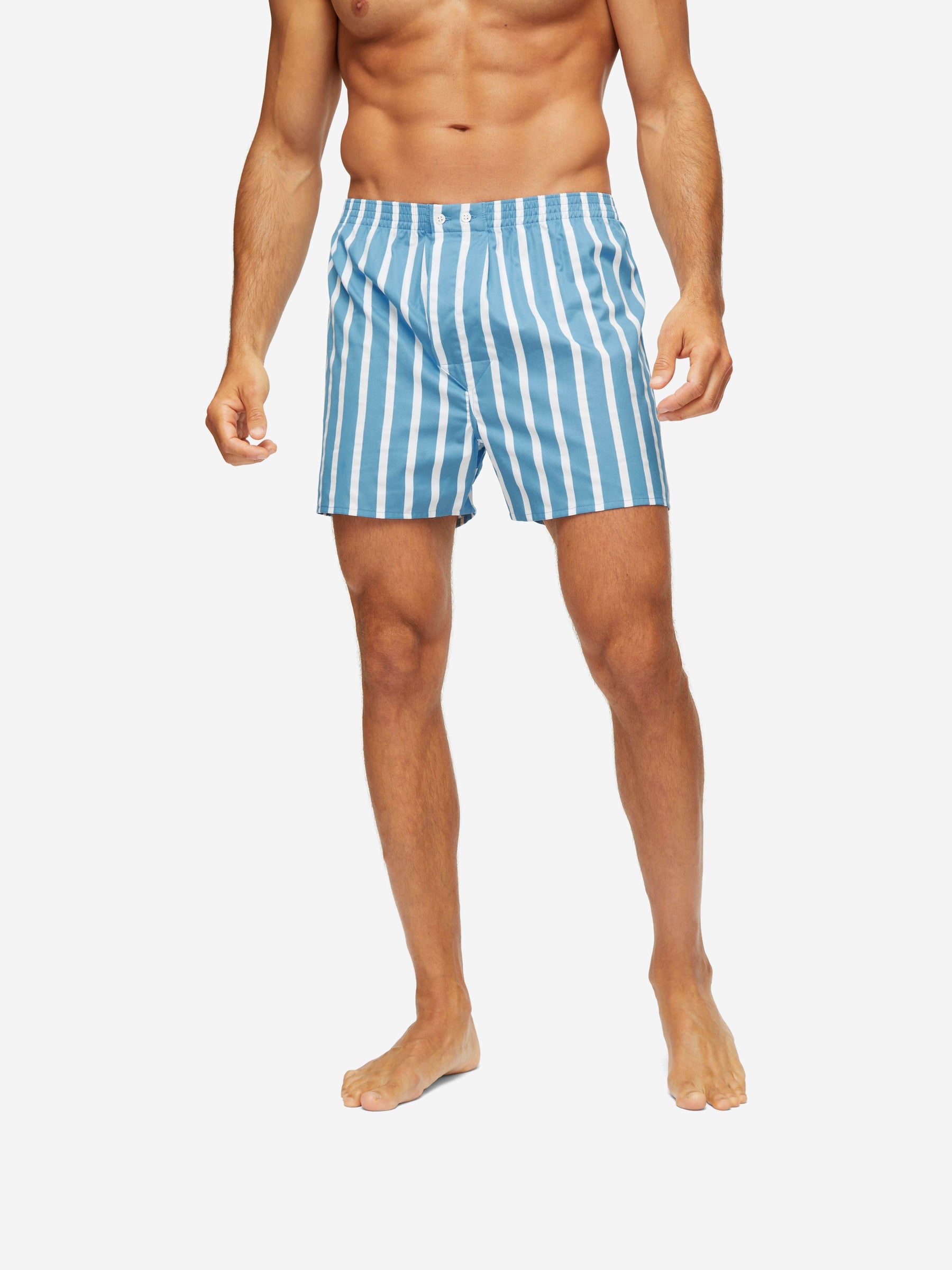 Men's Classic Fit Boxers Royal 219 Cotton Blue