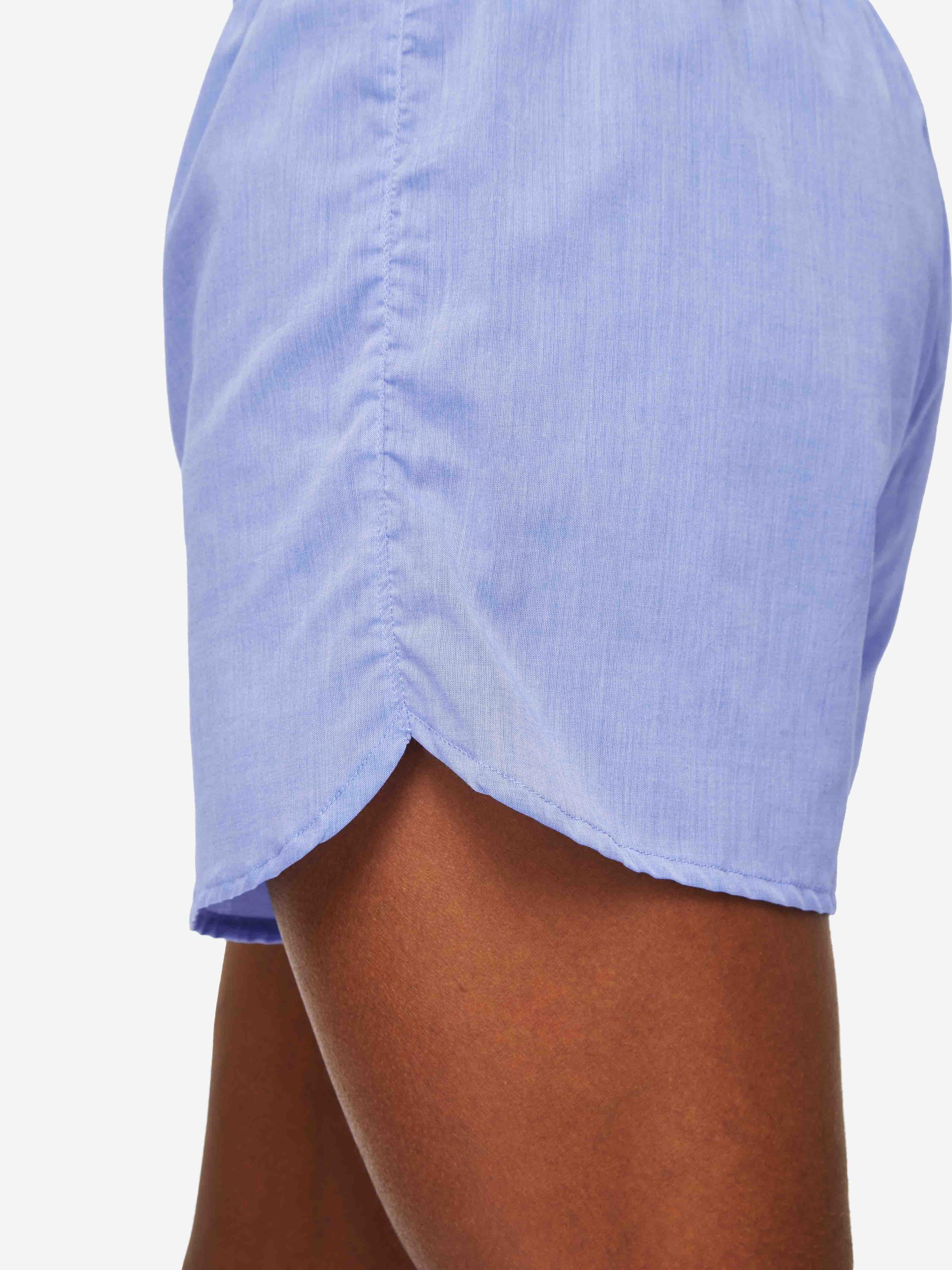 Men's Modern Fit Boxers Amalfi Cotton Batiste Blue