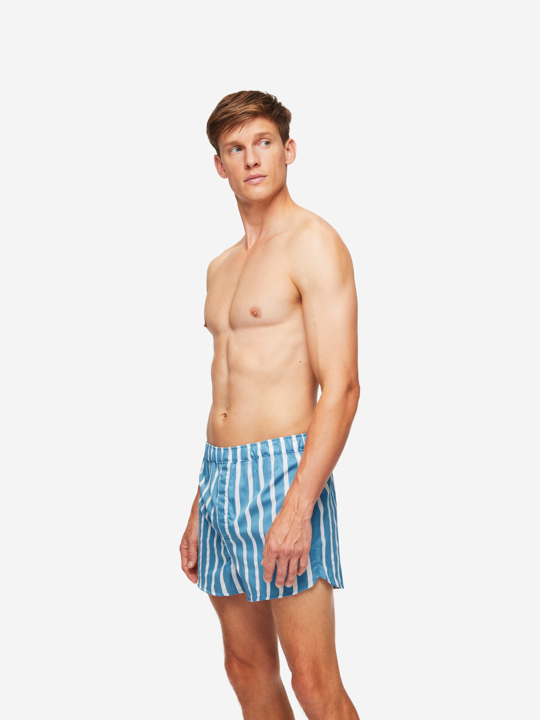 Men's Modern Fit Boxers Royal 219 Cotton Blue