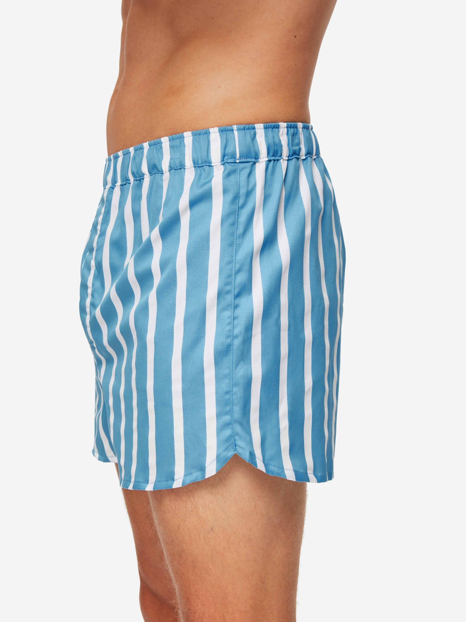 Men's Modern Fit Boxers Royal 219 Cotton Blue