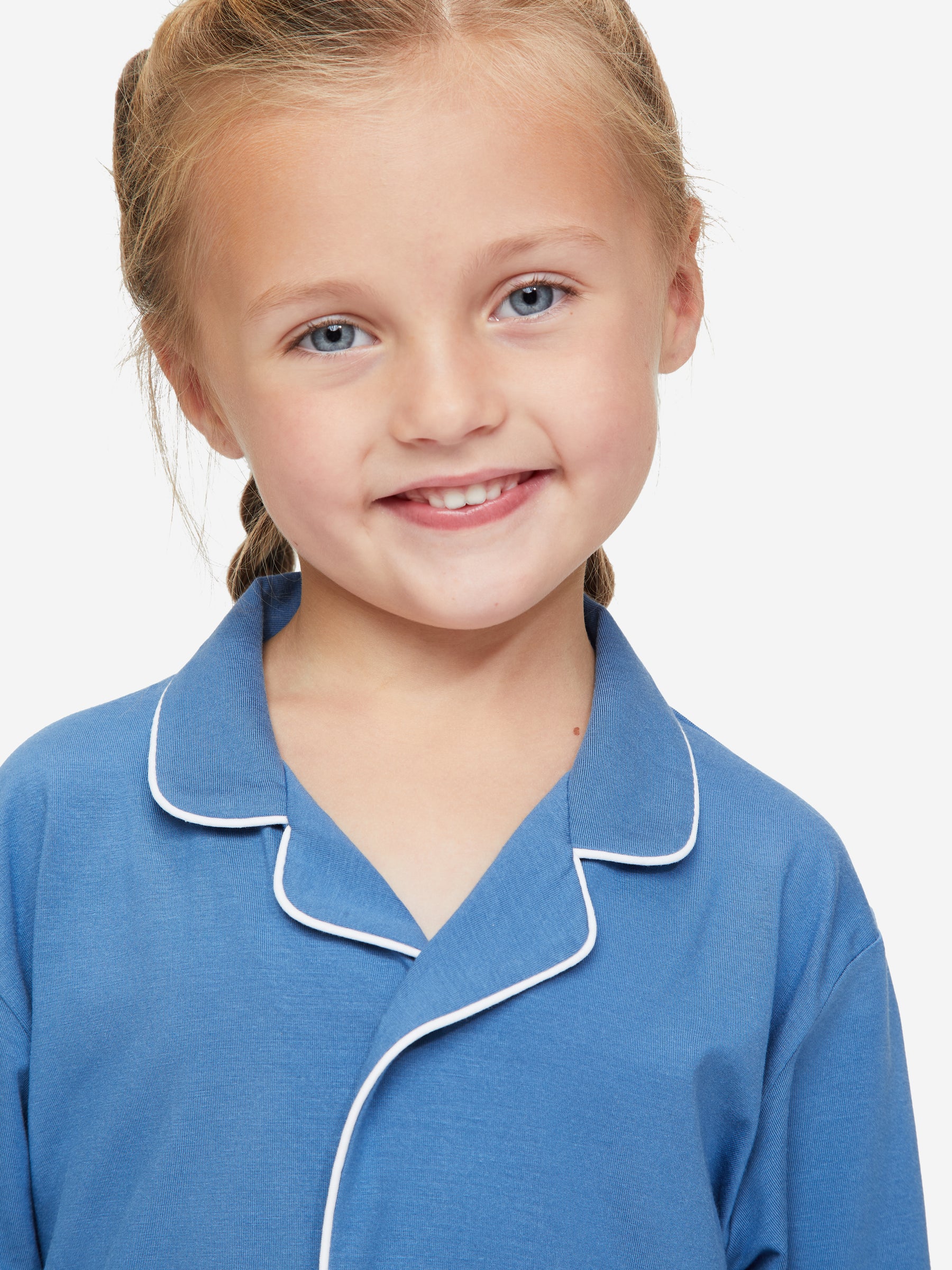 Kids' Pyjamas Basel Micro Modal Stretch Lake Blue