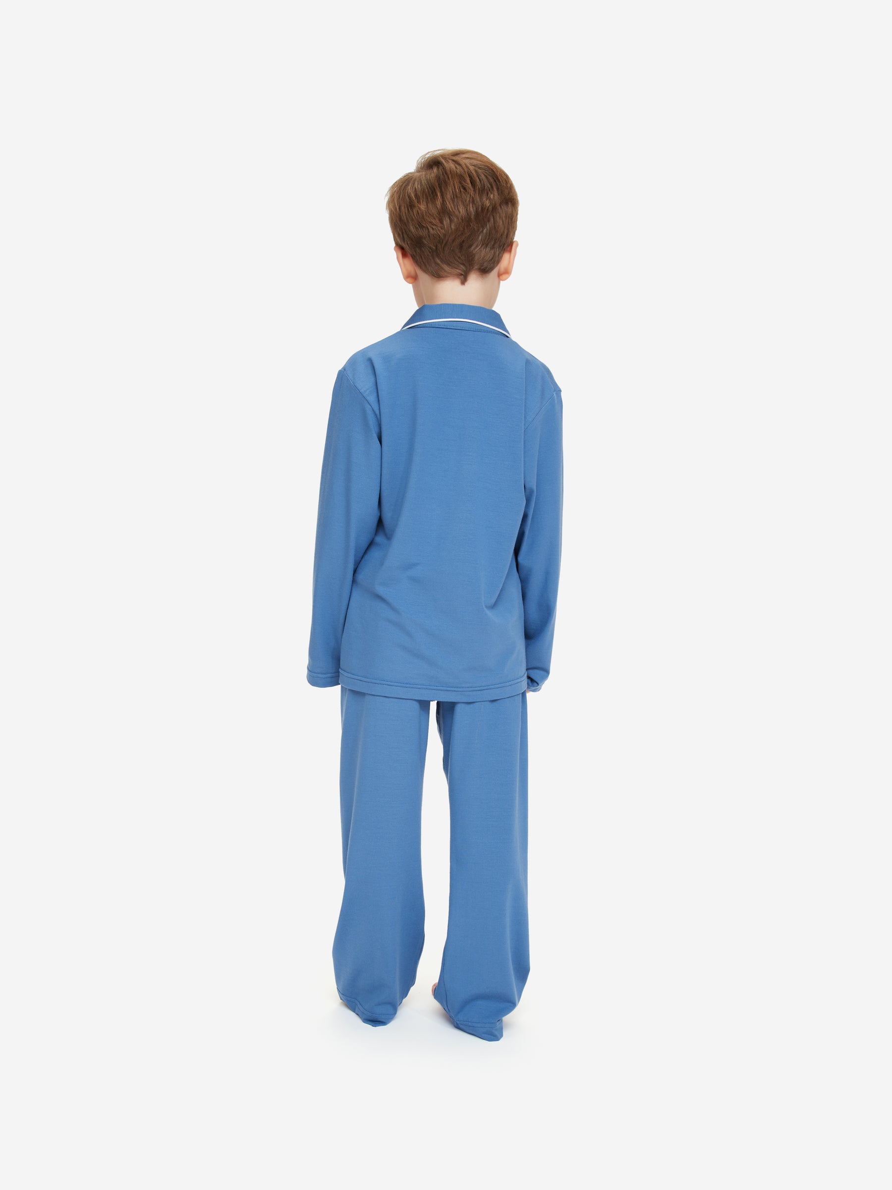 Kids' Pyjamas Basel Micro Modal Stretch Lake Blue