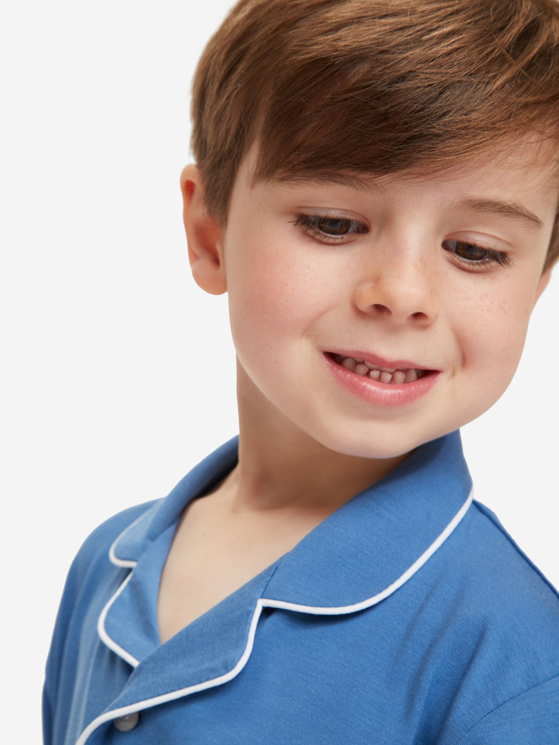 Kids' Pyjamas Basel Micro Modal Stretch Lake Blue