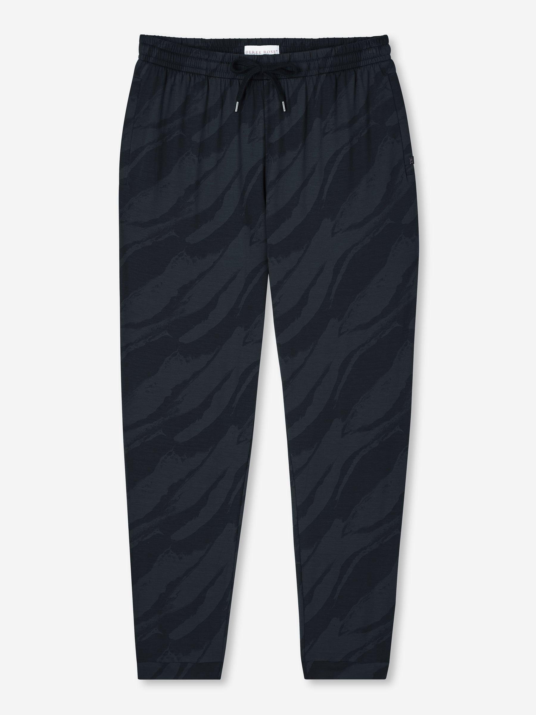 Men's Track Pants London 8 Micro Modal Black