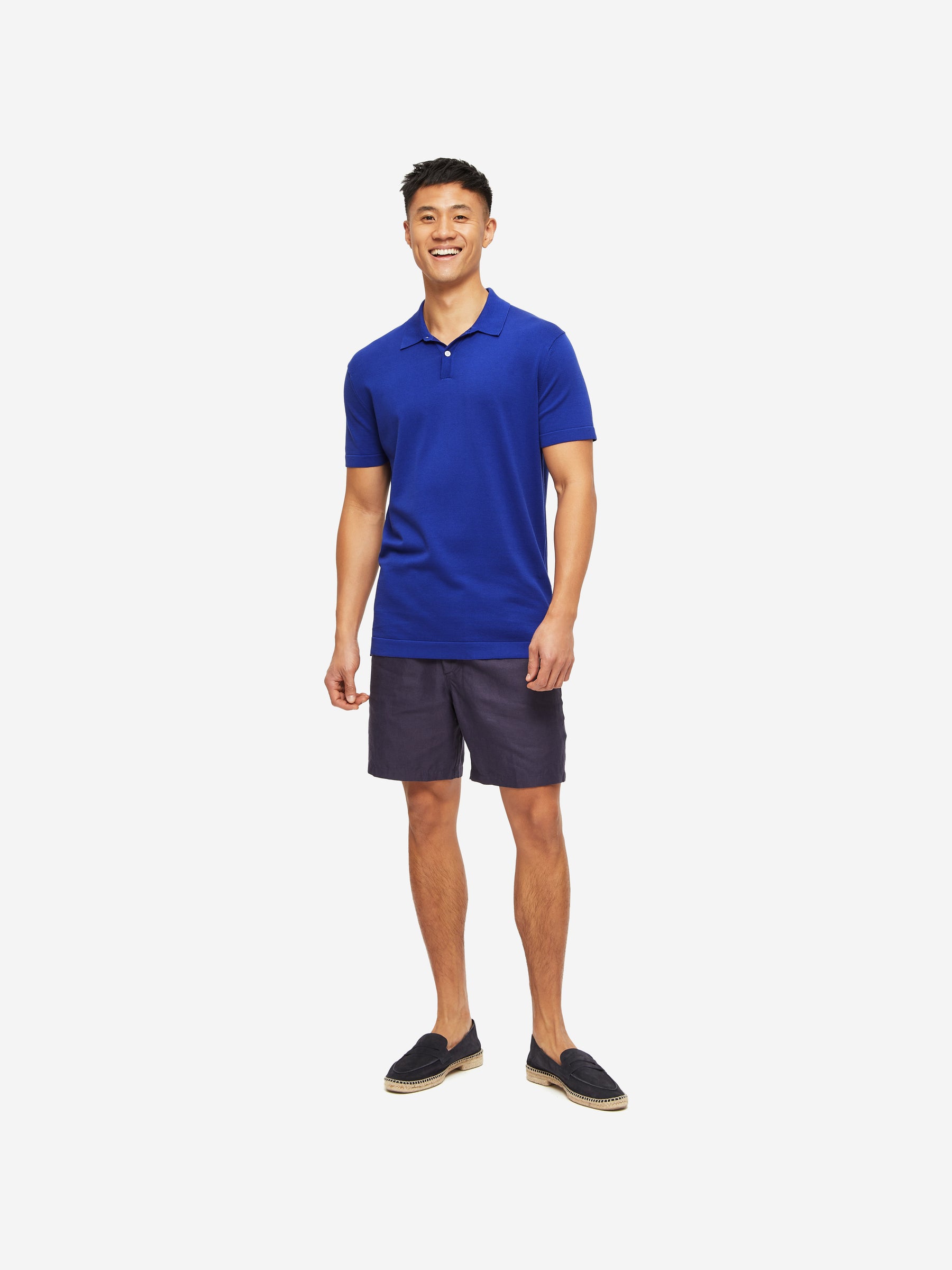 Men's Polo Shirt Jacob Sea Island Cotton Blue