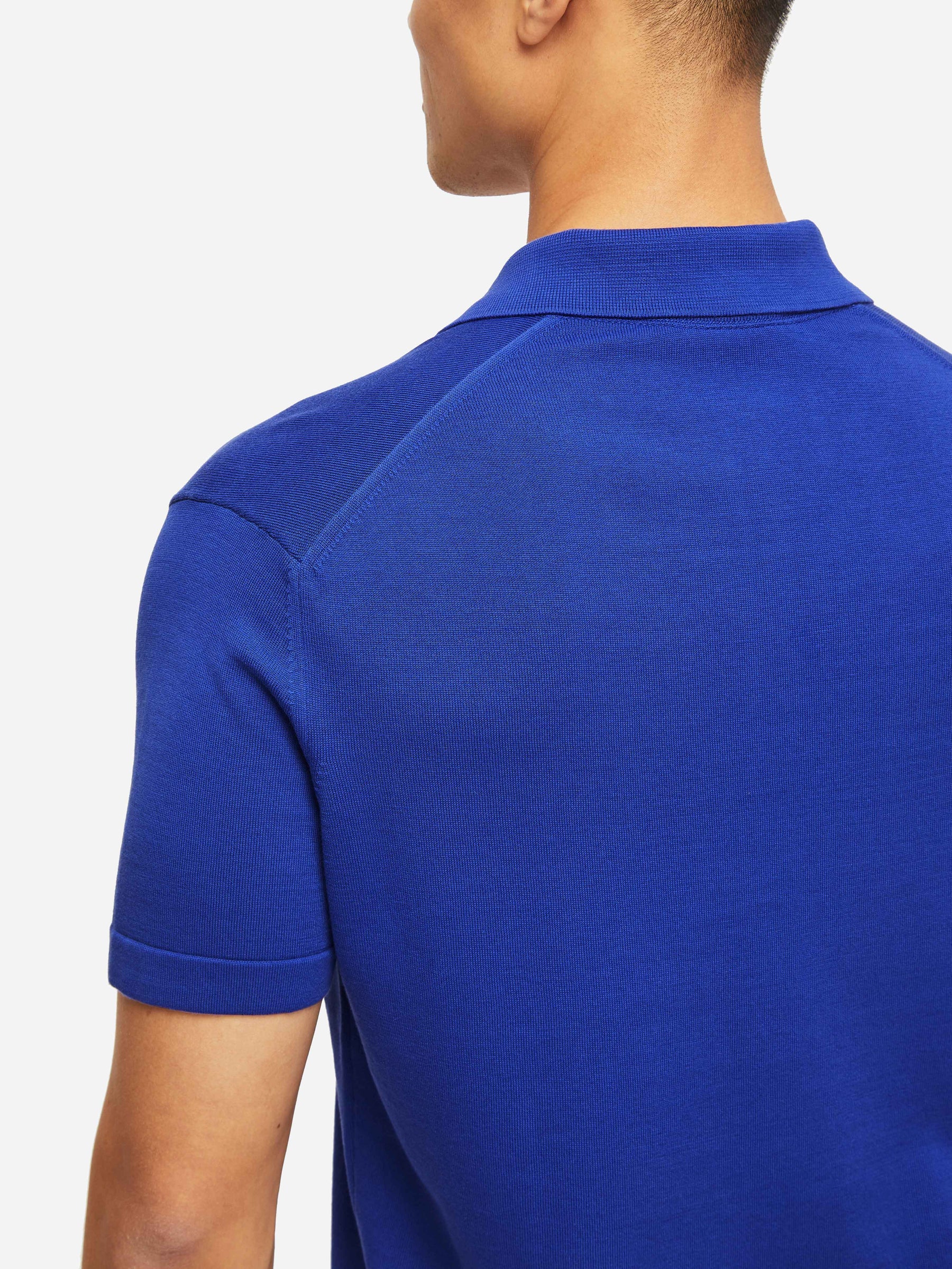 Men's Polo Shirt Jacob Sea Island Cotton Blue