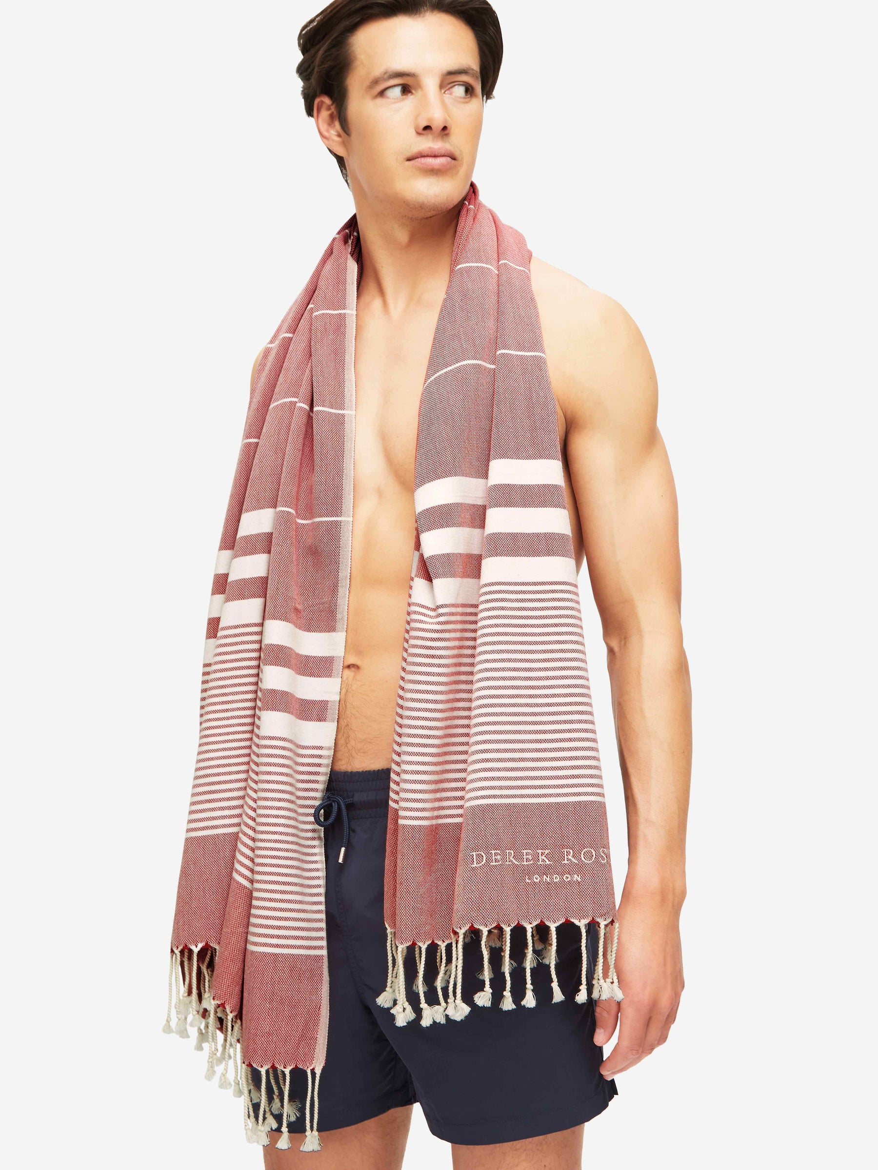 Hammam Towel Karinna Pure Cotton Red