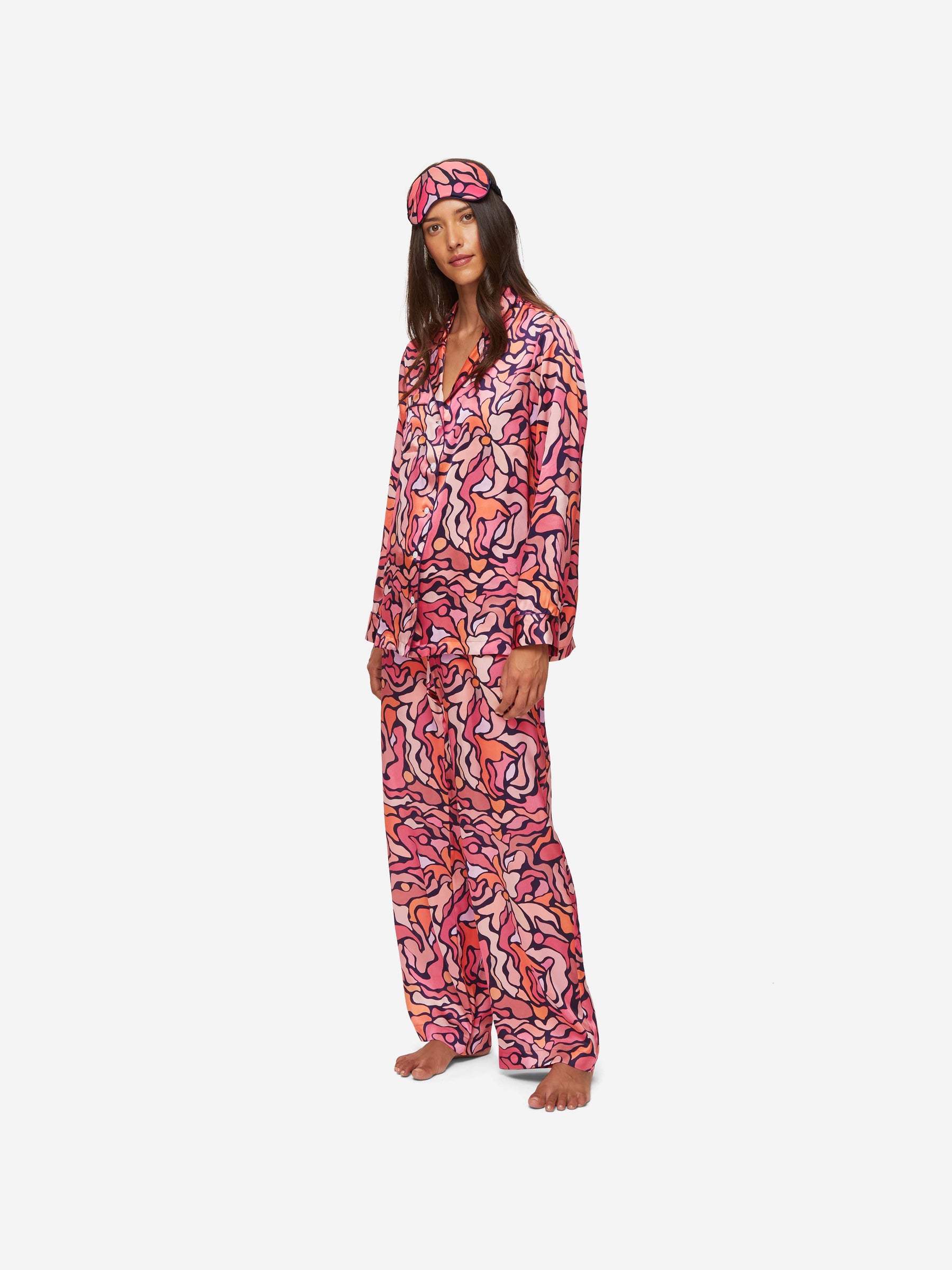 Eye Mask Brindisi 85 Silk Satin Multi