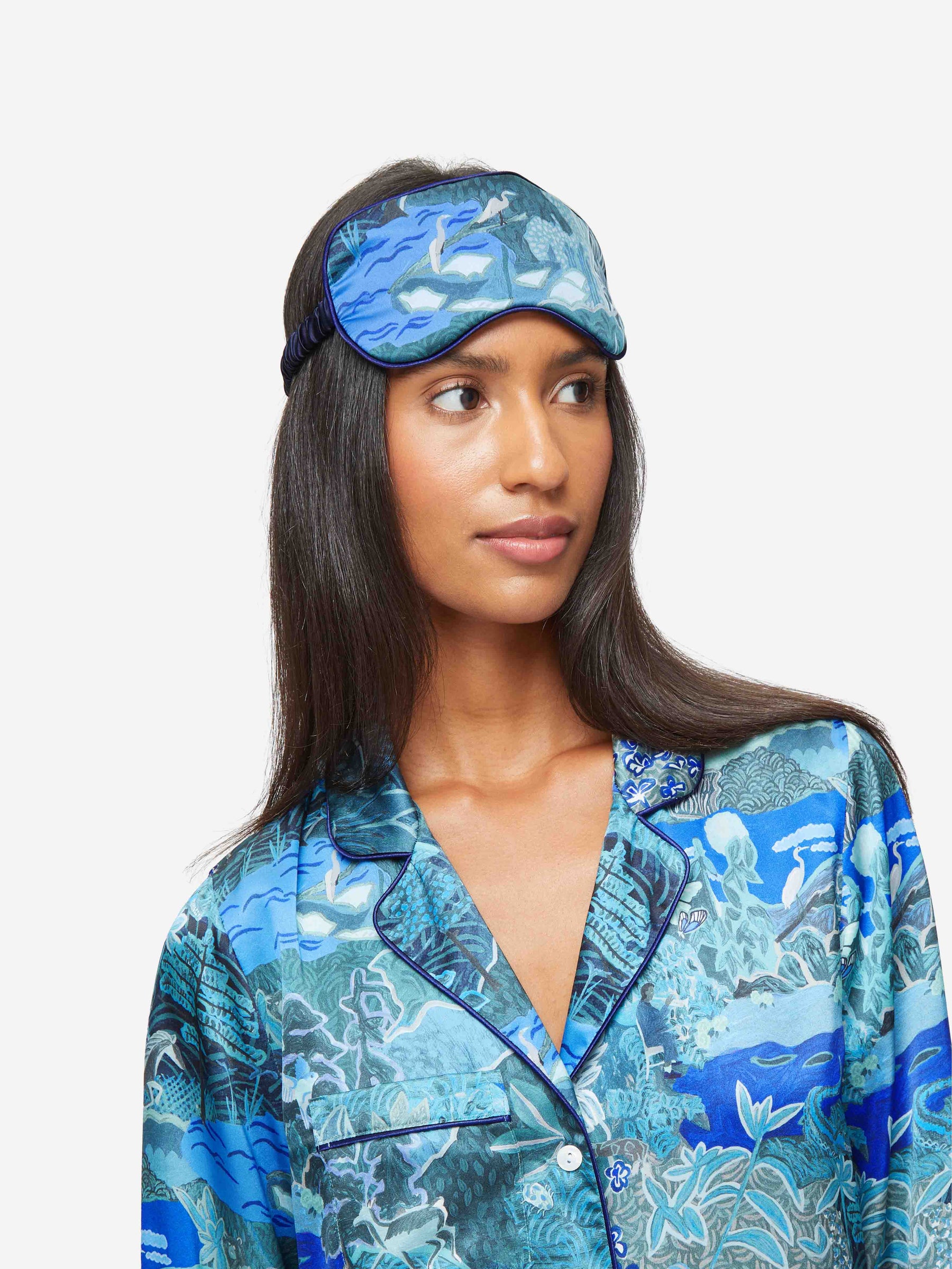 Eye Mask Brindisi 86 Silk Satin Multi