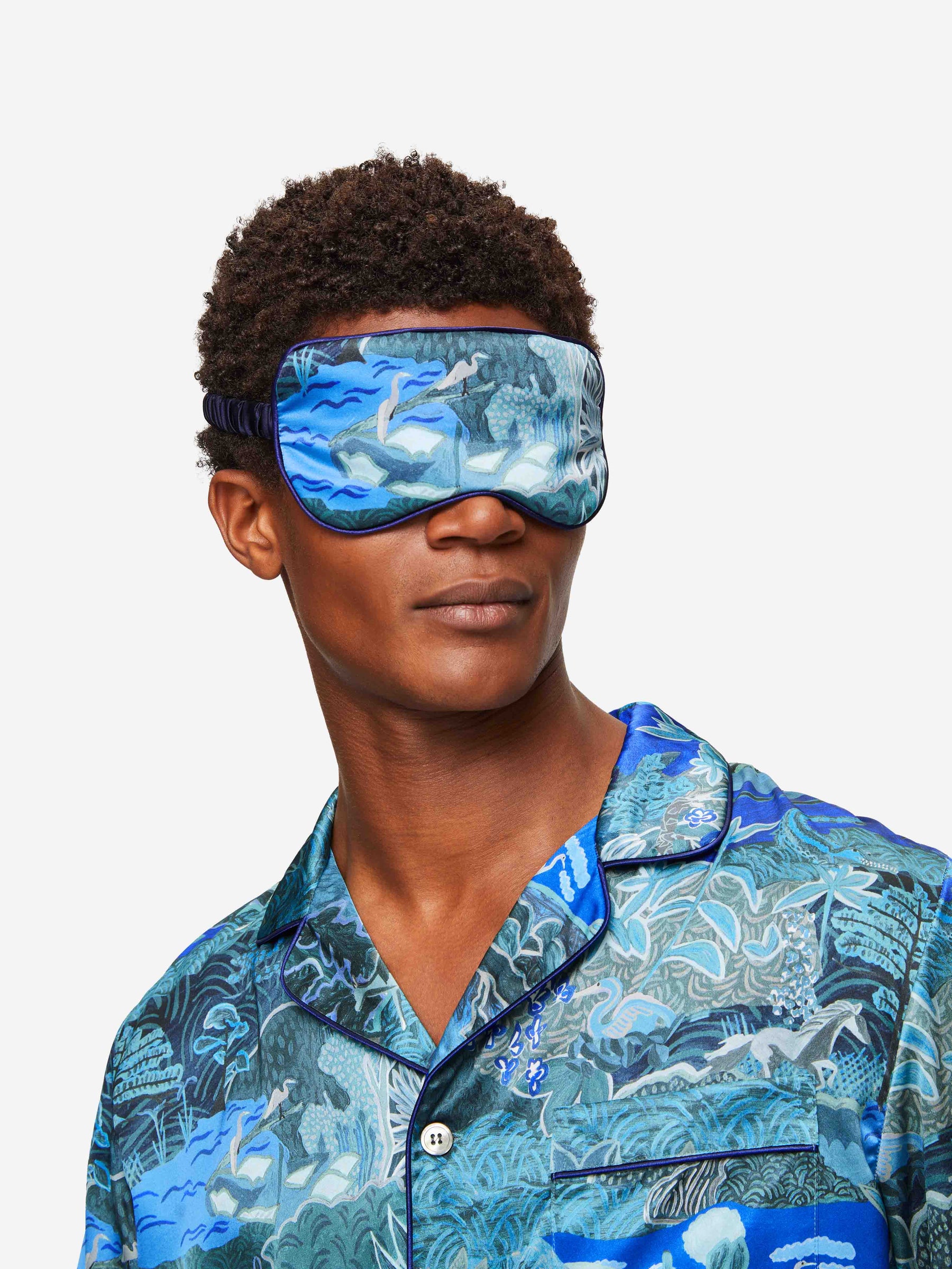 Eye Mask Brindisi 86 Silk Satin Multi