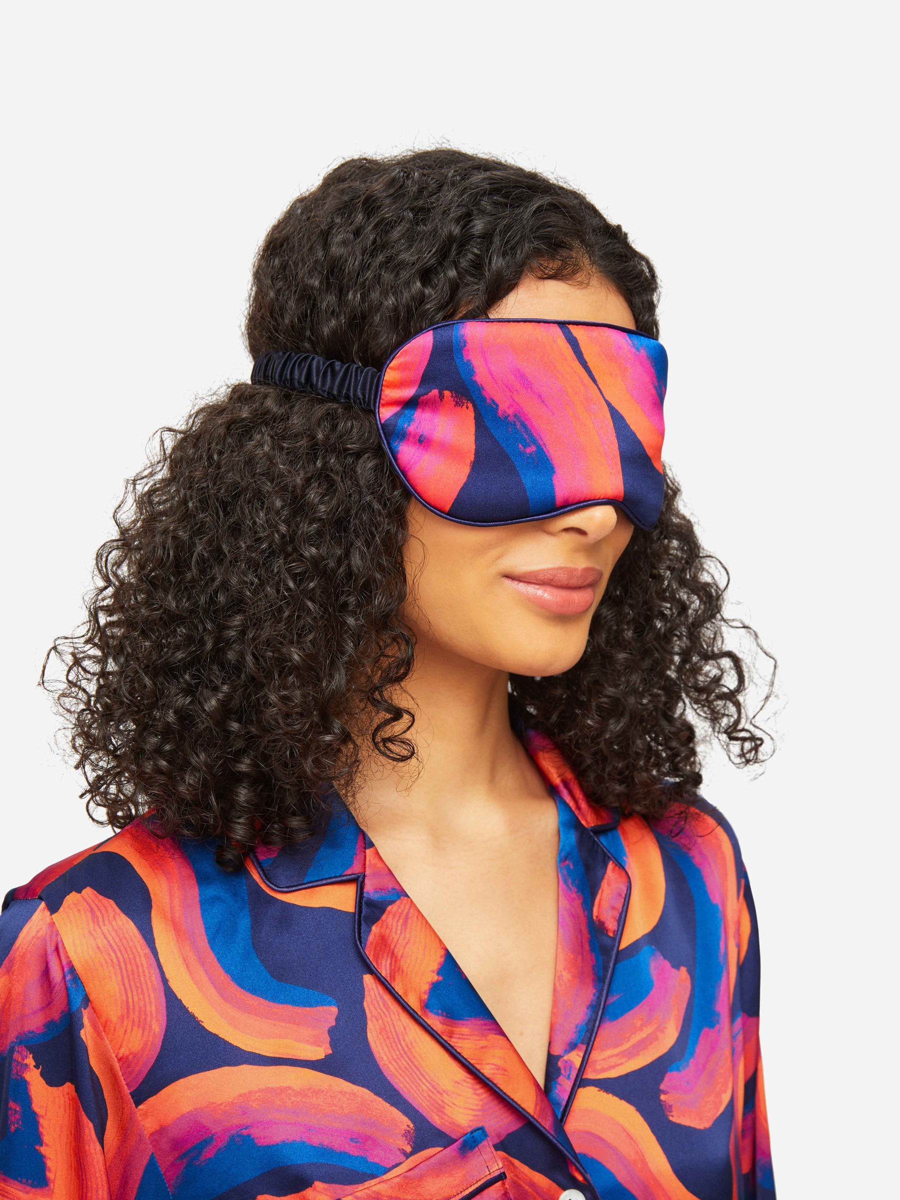 Eye Mask Brindisi 82 Silk Satin Multi