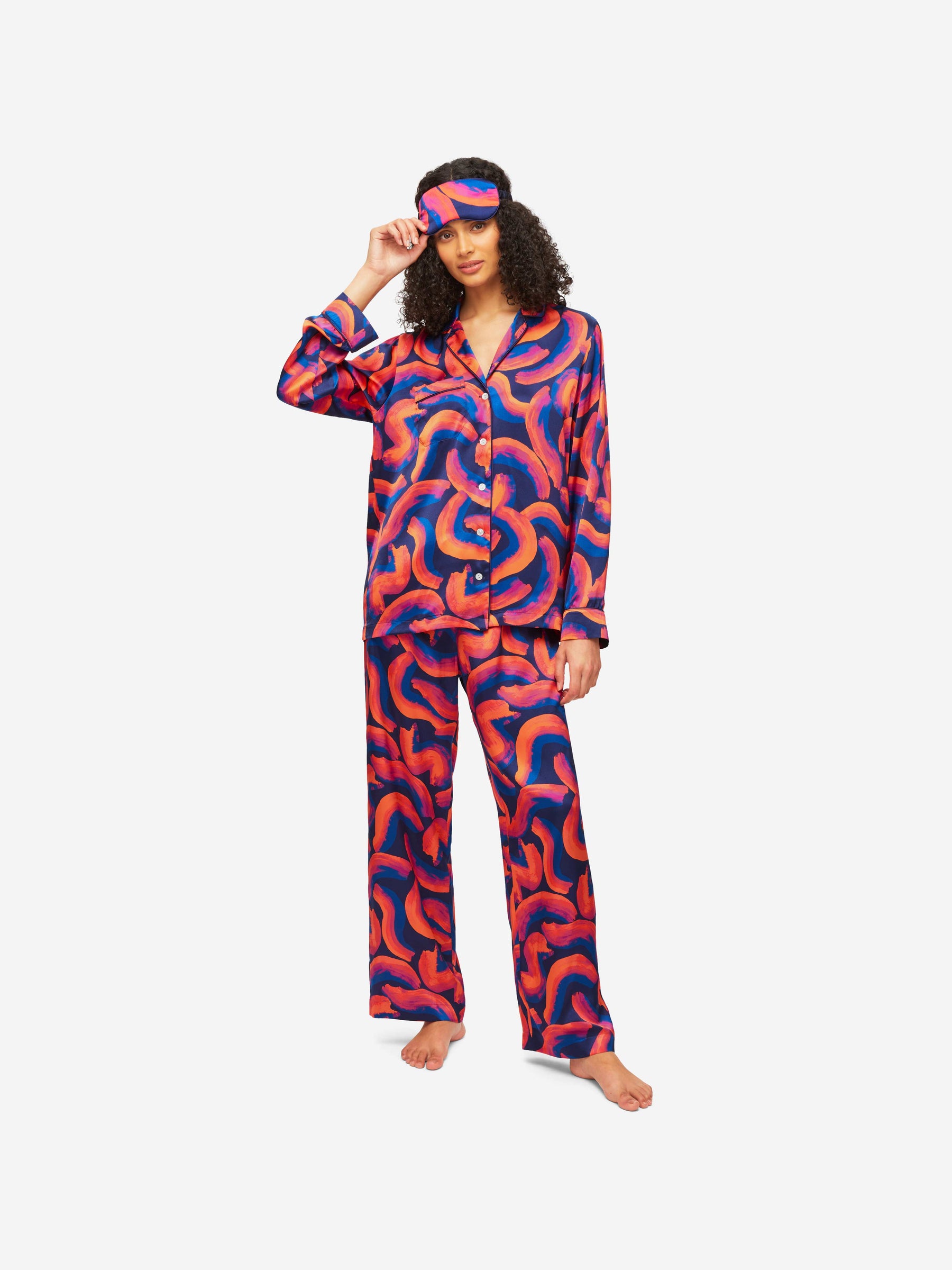 Eye Mask Brindisi 82 Silk Satin Multi