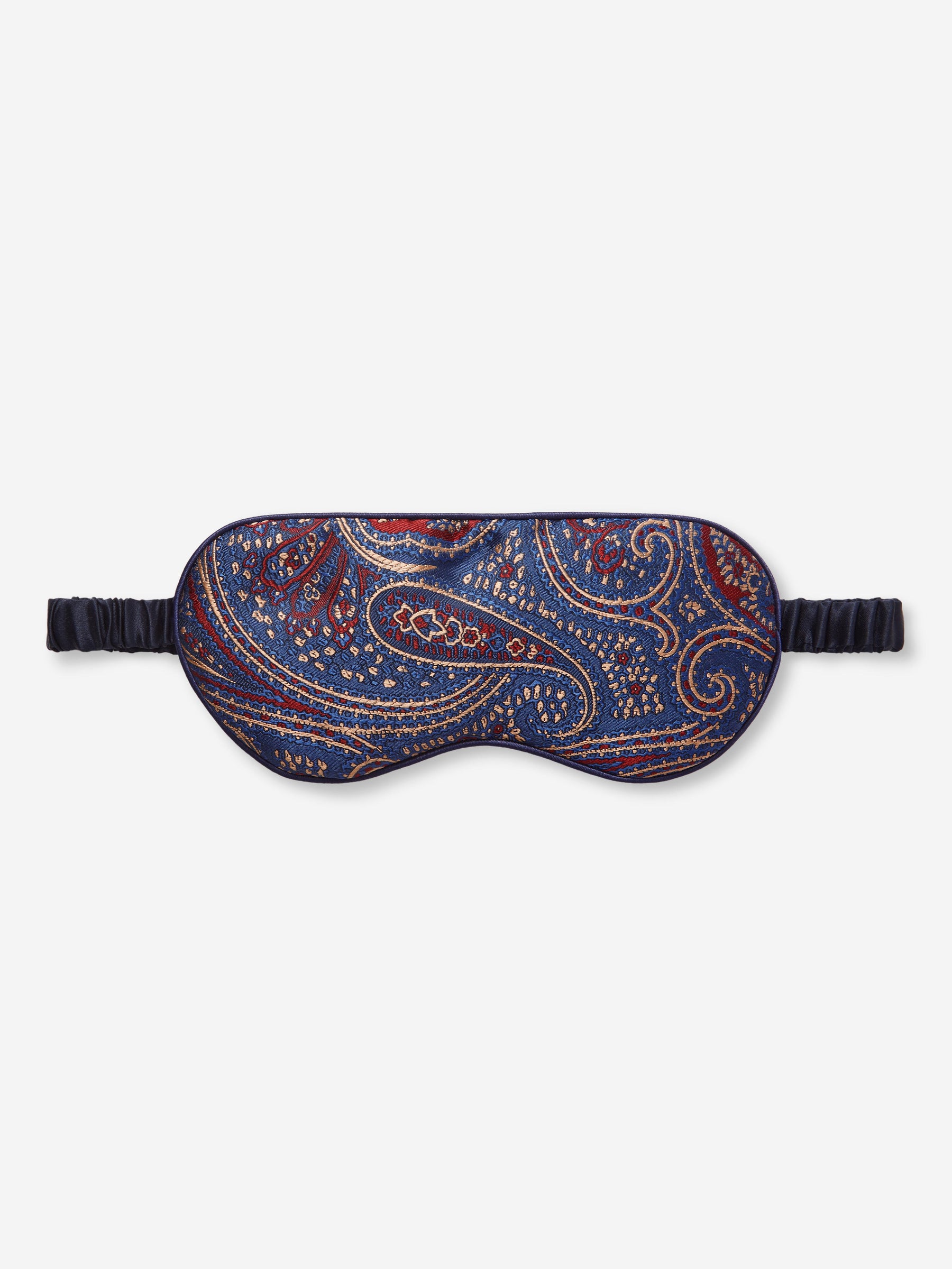 Eye Mask Verona 59 Silk Jacquard Navy
