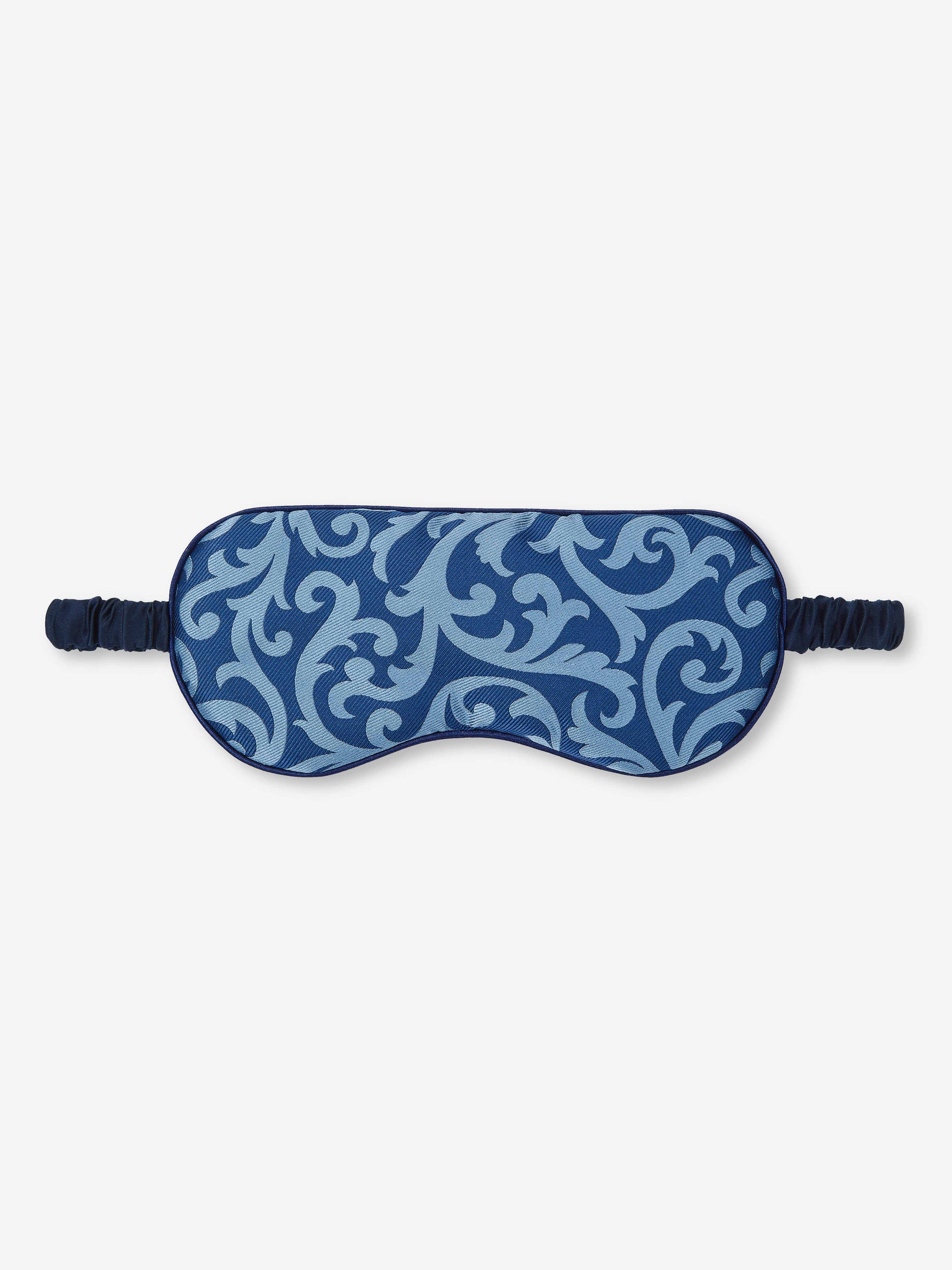 Eye Mask Verona 63 Silk Jacquard Navy